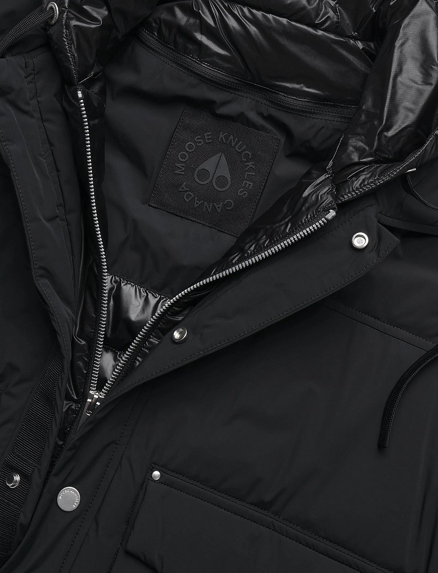 Moose Knuckles - BRIXTON TRUCKER JACKET - talvejoped - black - 2