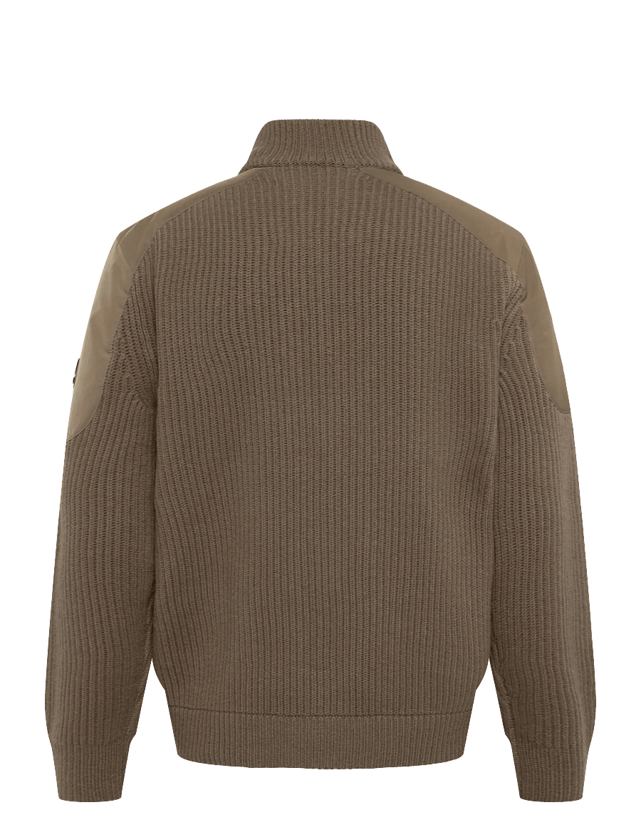 Moose Knuckles - MAGNUS KNIT HYBRID - hybrid jackets - ashen - 1