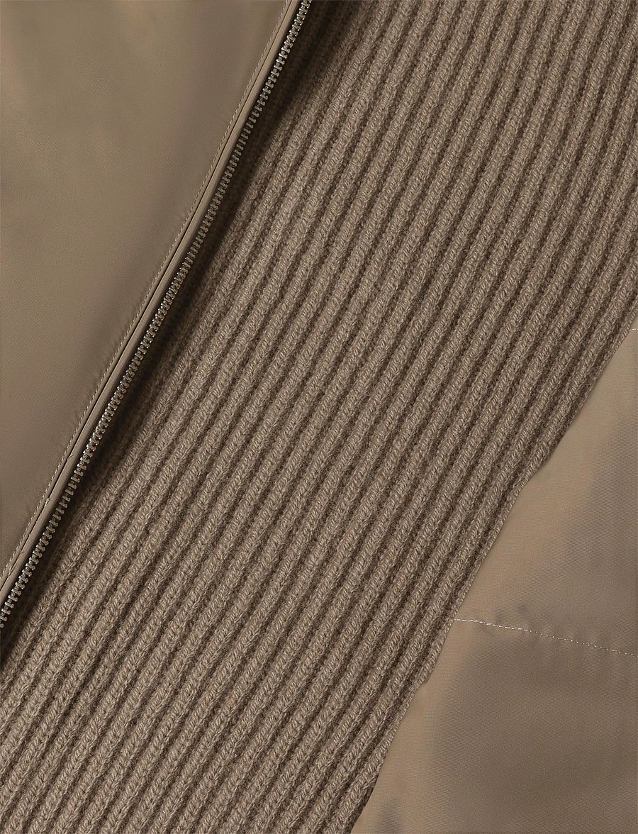 Moose Knuckles - MAGNUS KNIT HYBRID - hybrid jackets - ashen - 4