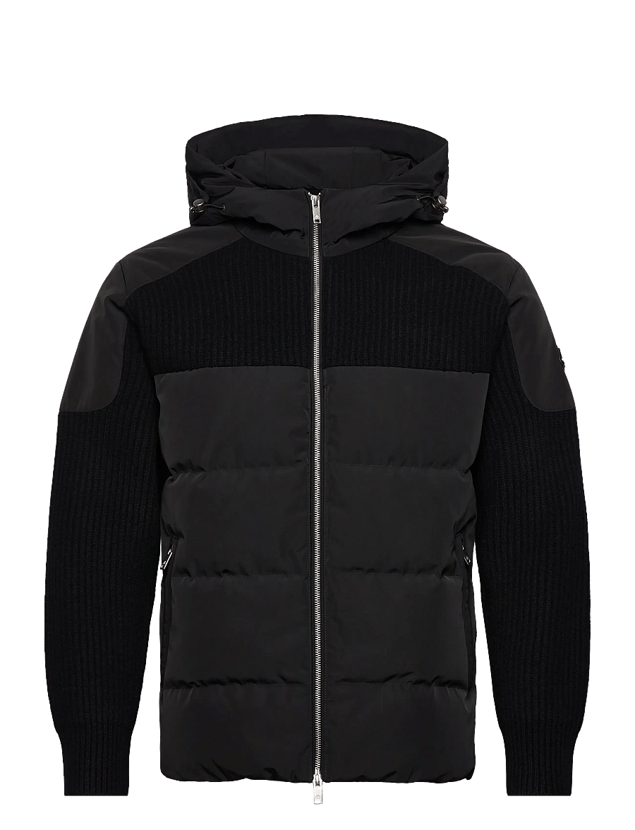 Moose Knuckles - GLENVALE KNIT HYBRID - daunenjacken - black - 0