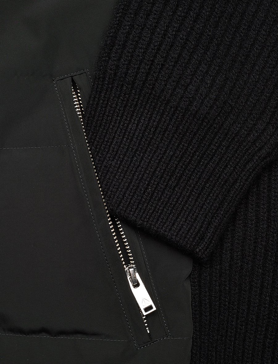 Moose Knuckles - GLENVALE KNIT HYBRID - daunenjacken - black - 3