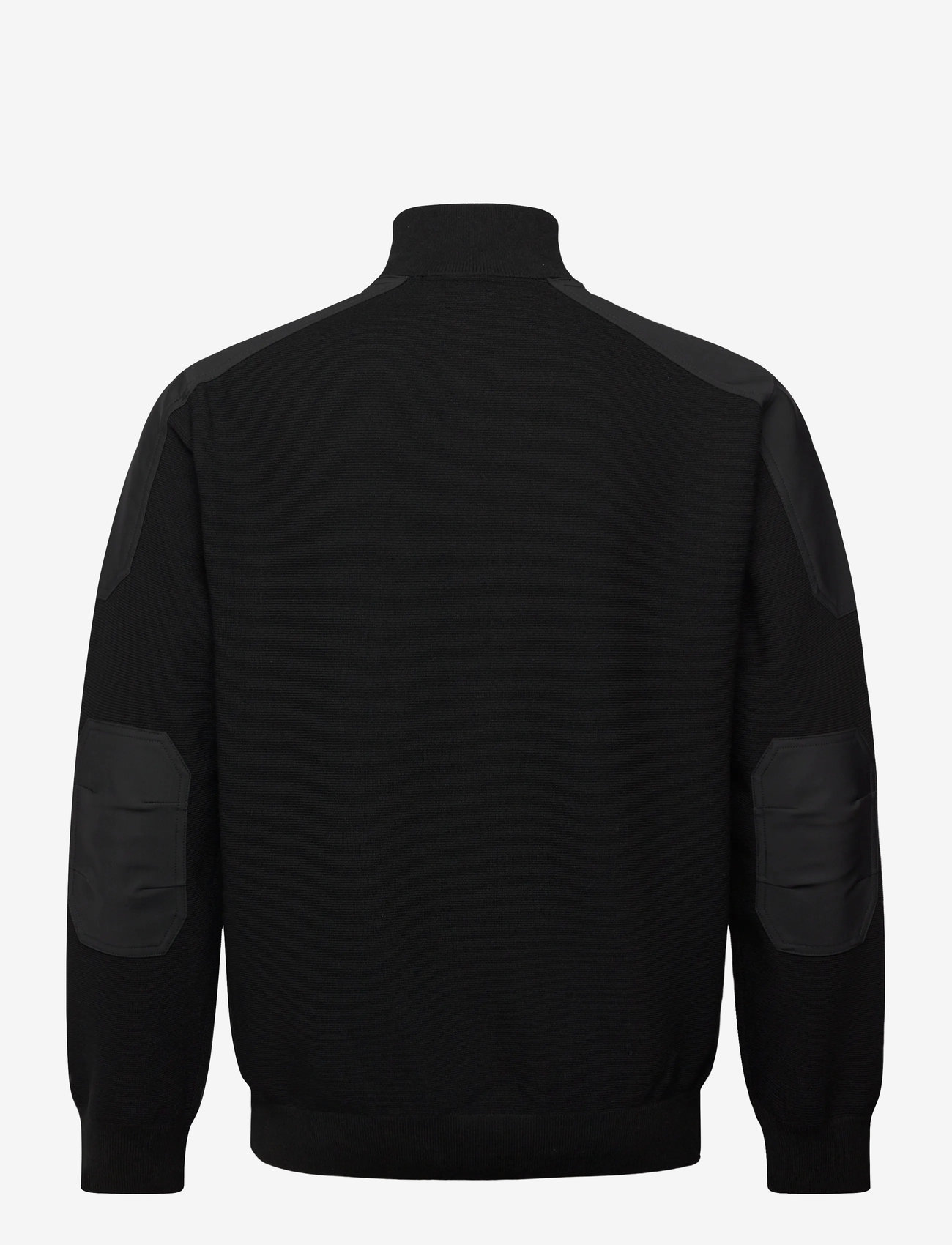 Moose Knuckles - ELOWAN FZIP SWEATER GOLD - full zip tröjor - black - 1