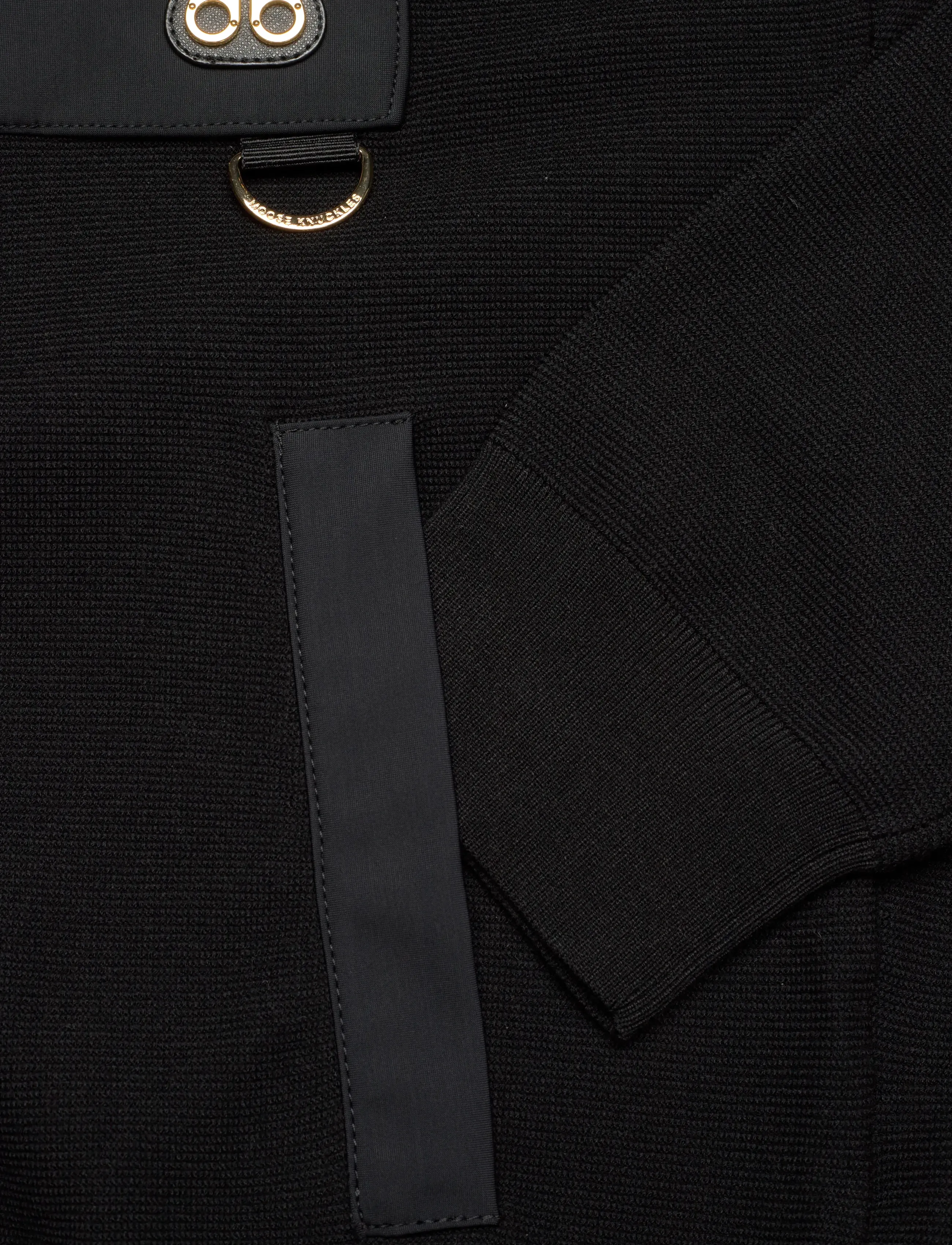 Moose Knuckles - ELOWAN FZIP SWEATER GOLD - black - 3