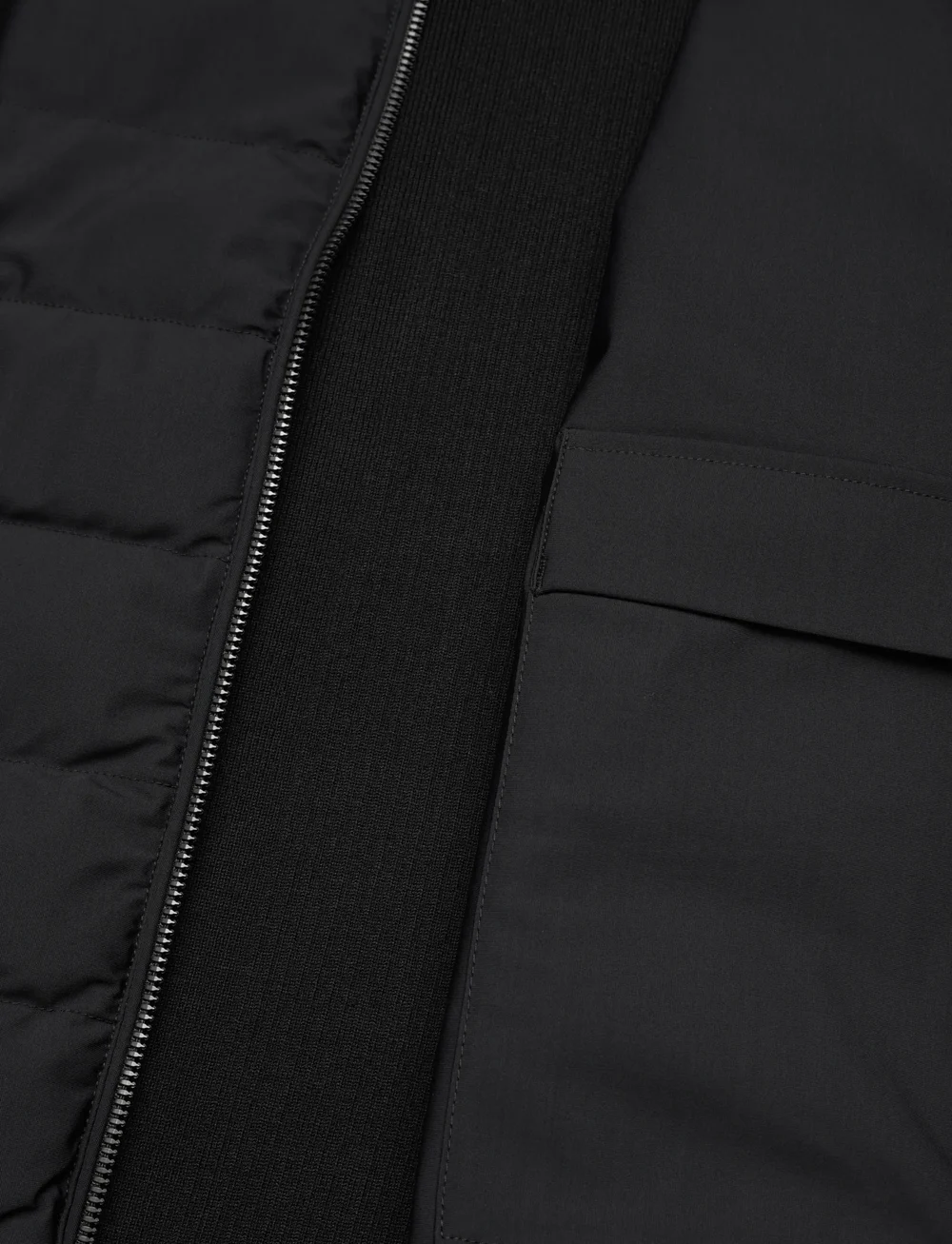 Moose Knuckles - KAMET HYBRID JACKET - hybrid-jacken - black/black - 4