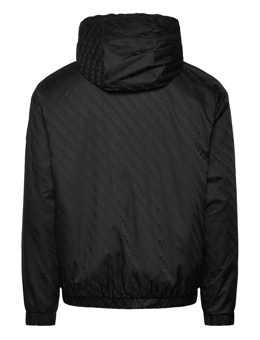 Moose Knuckles - BORDEN MONOGRAM REVERSIBLE BUNNY - höstjackor - black/blk mono - 1
