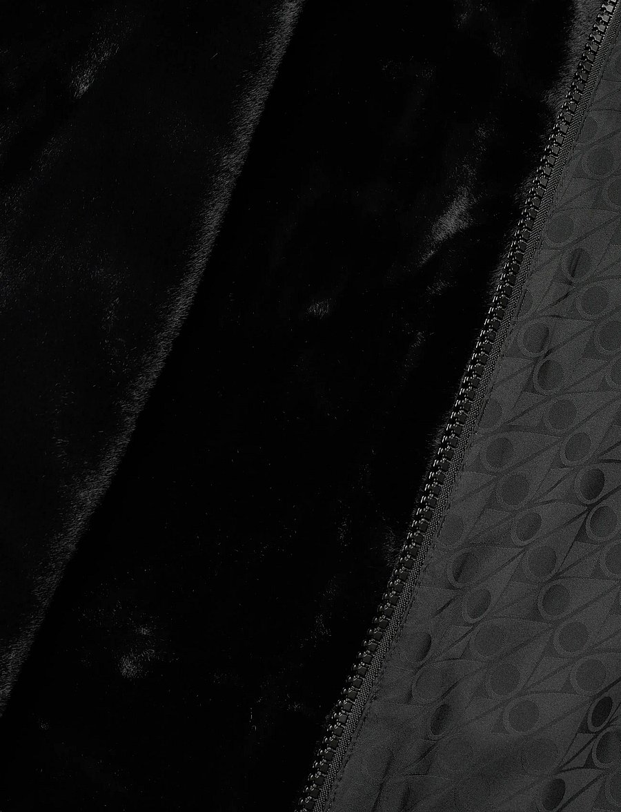 Moose Knuckles - BORDEN MONOGRAM REVERSIBLE BUNNY - höstjackor - black/blk mono - 5