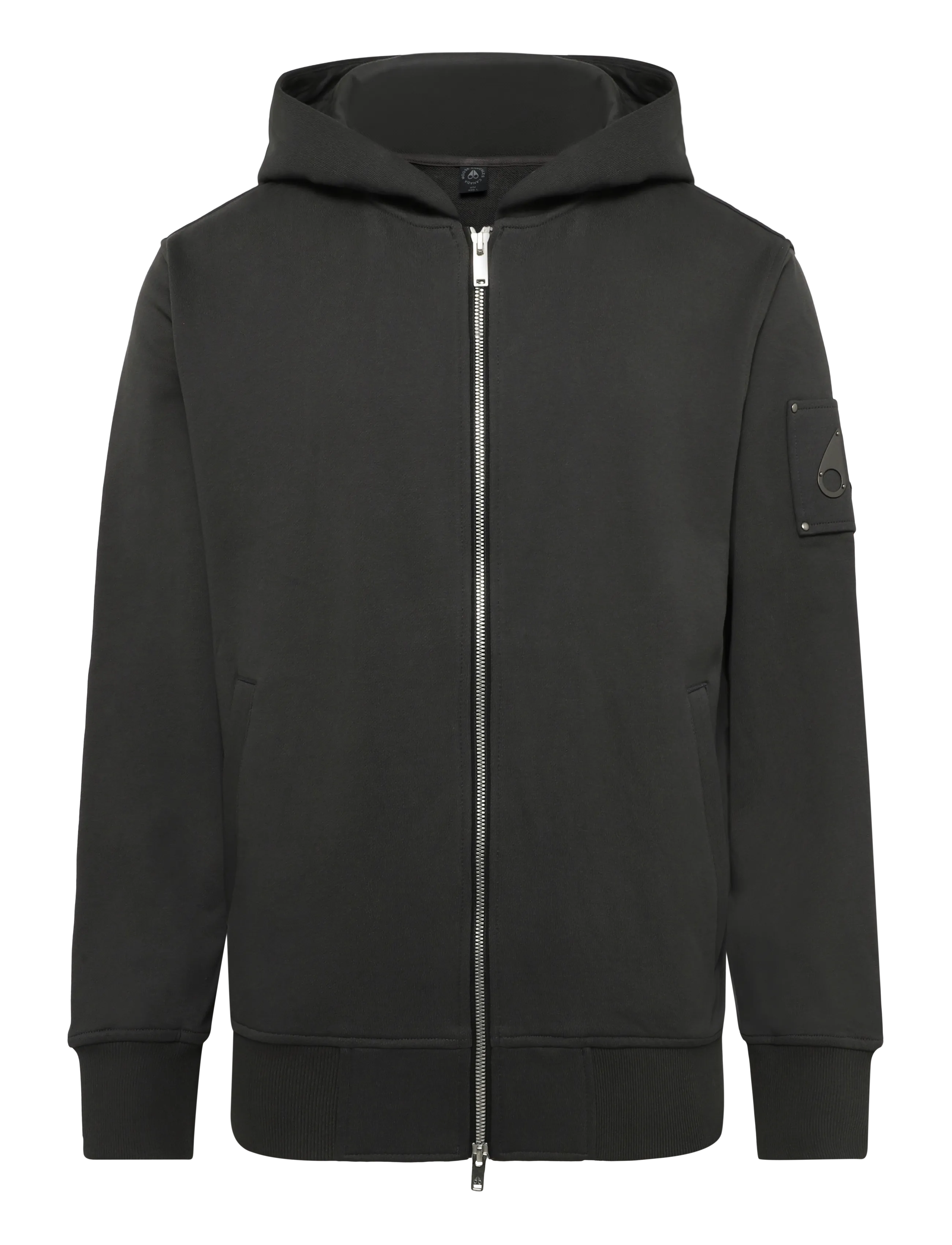 Moose Knuckles Hartsfield Zip Up, Herren, Reißverschluss Hoodie, Grau, Gr.XL