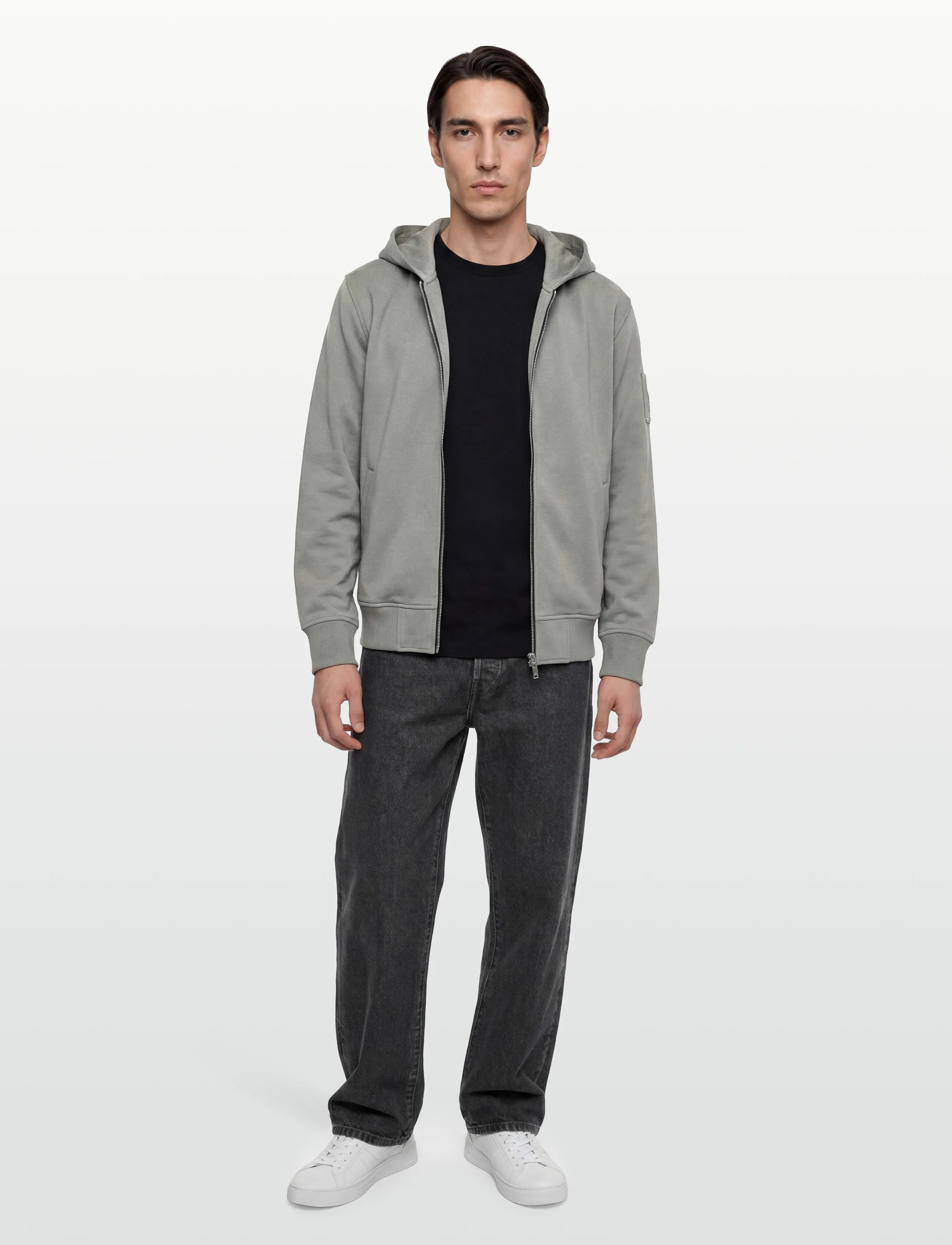 Moose Knuckles HARTSFIELD ZIP-UP - Moose Knuckles - INDUSTRY / grey