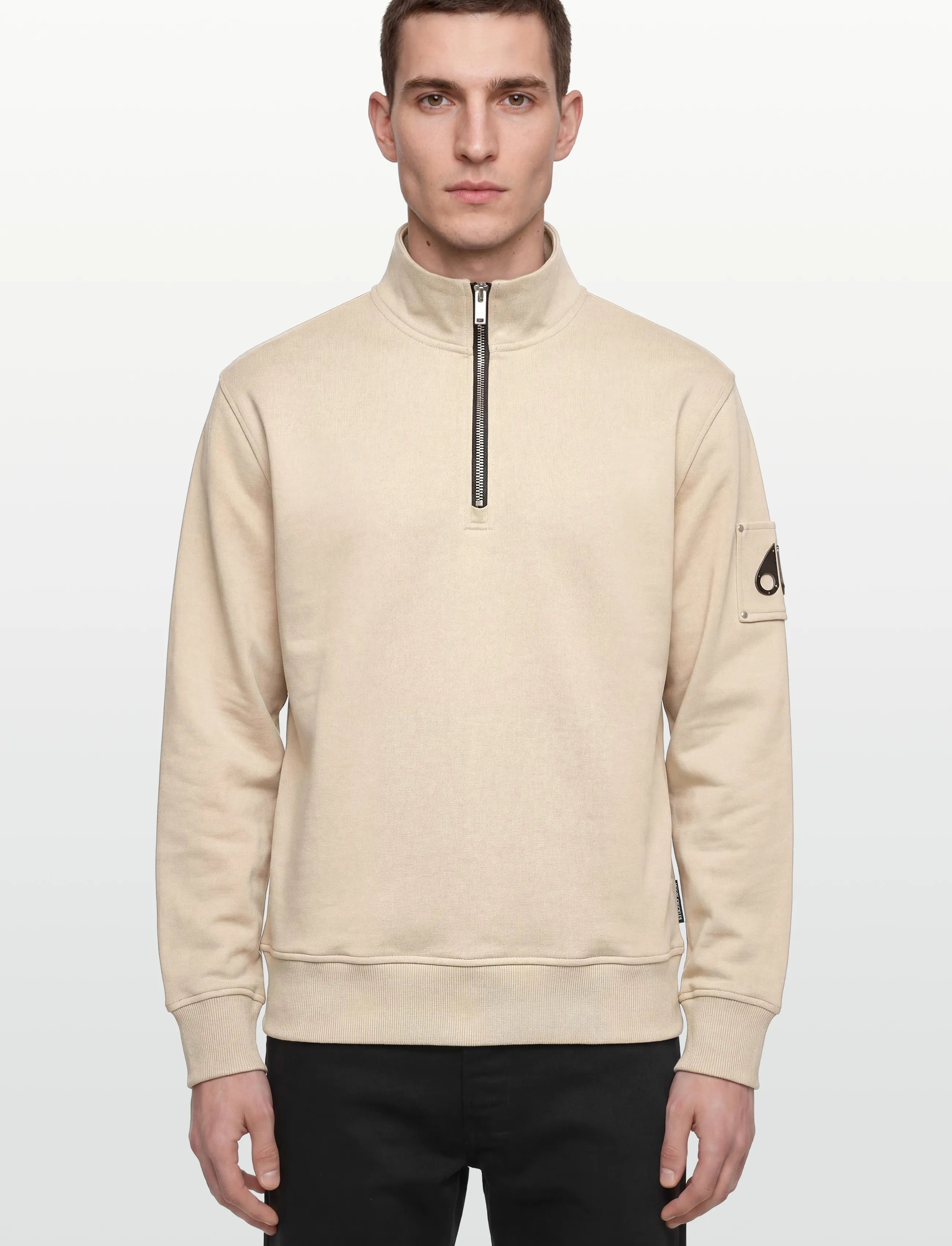 Moose Knuckles - HARTSFIELD 1/4 ZIP - kläder - alabaster - 3