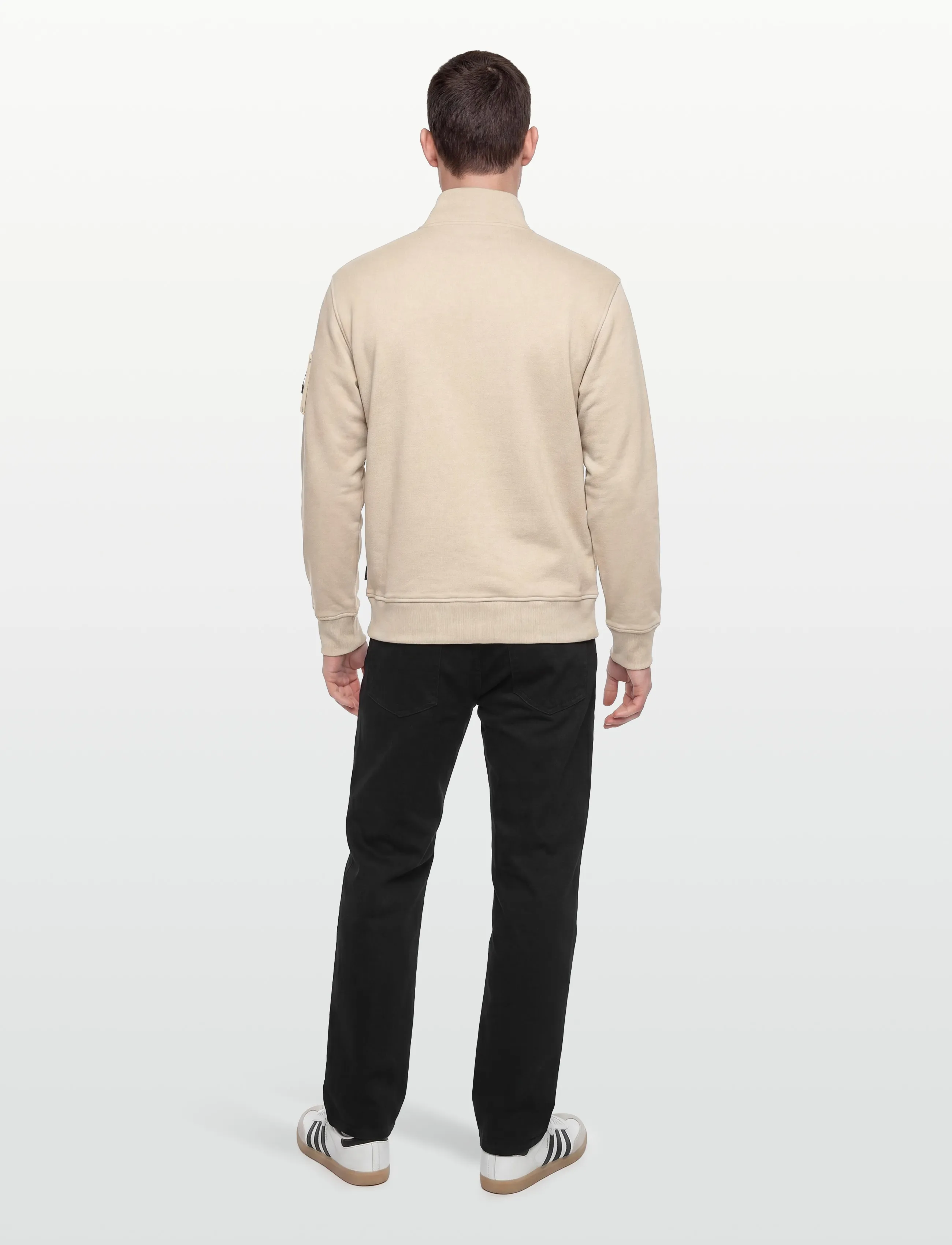 Moose Knuckles - HARTSFIELD 1/4 ZIP - kläder - alabaster - 4
