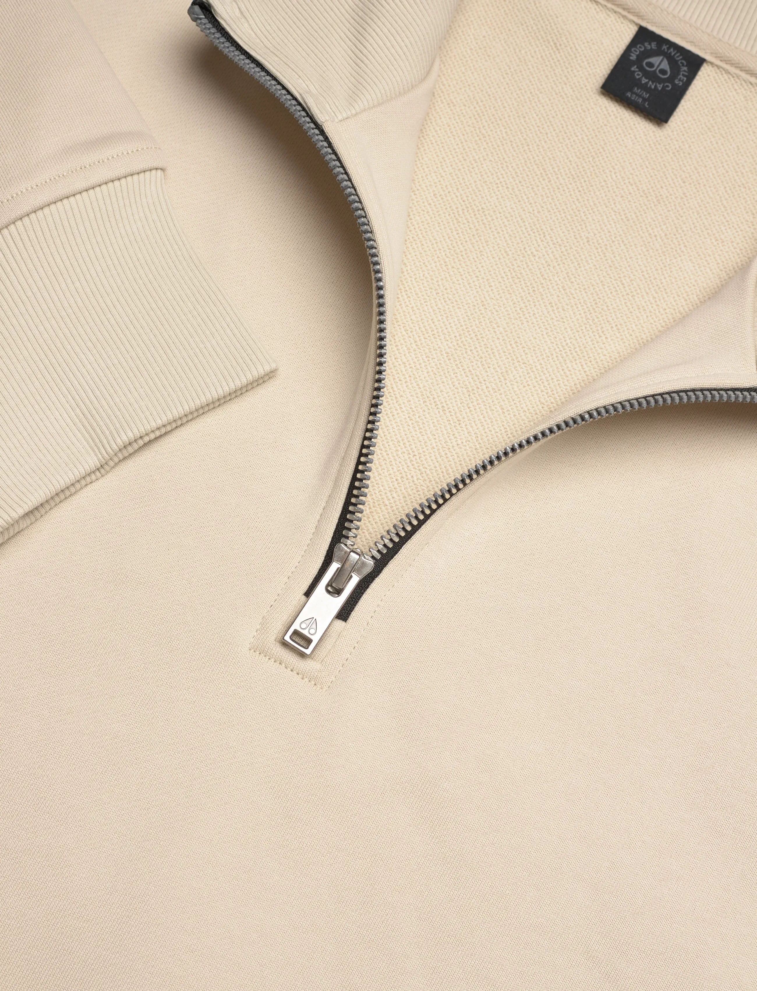 Moose Knuckles - HARTSFIELD 1/4 ZIP - kläder - alabaster - 5