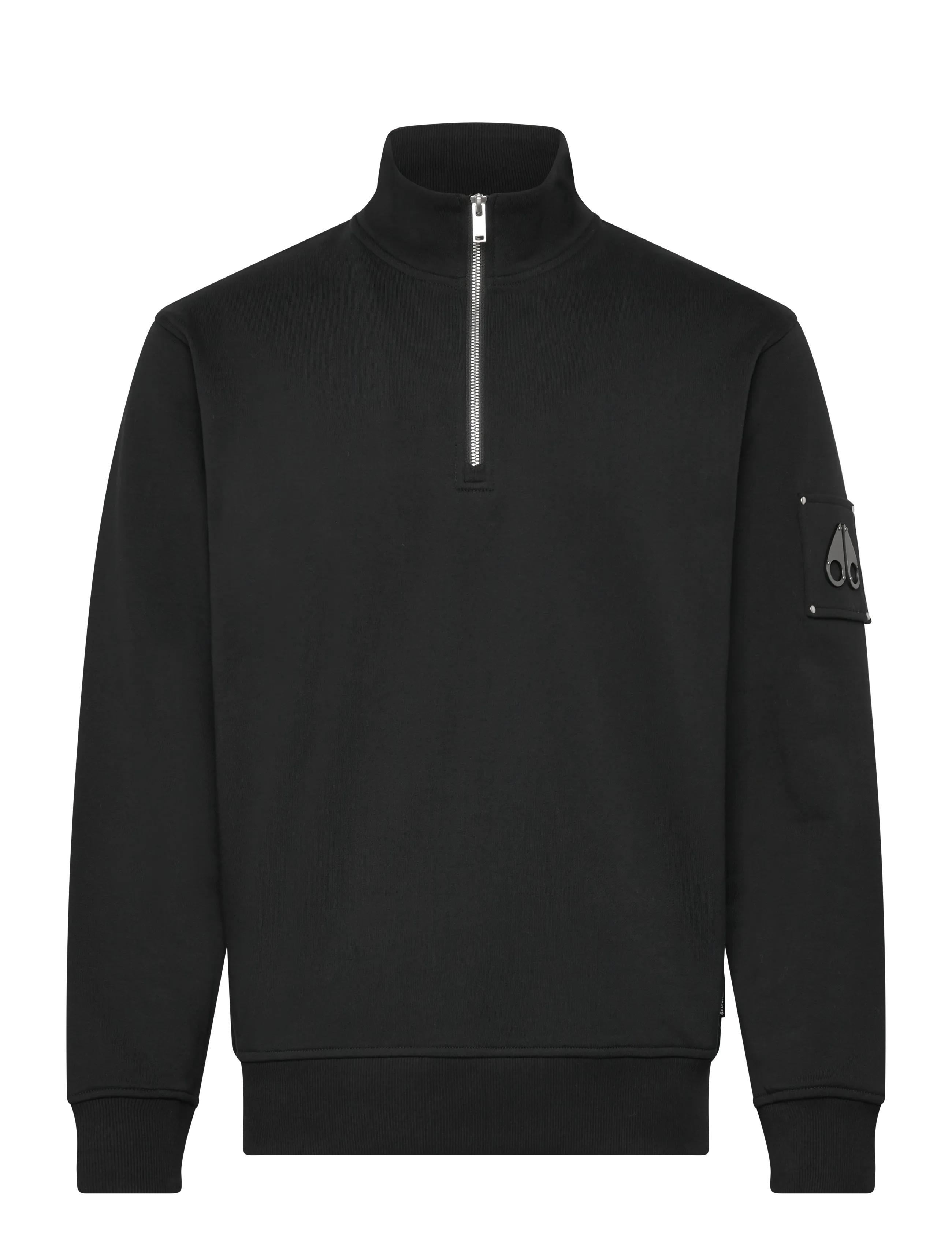 Moose Knuckles HARTSFIELD 1/4 ZIP - Moose Knuckles - BLACK / black