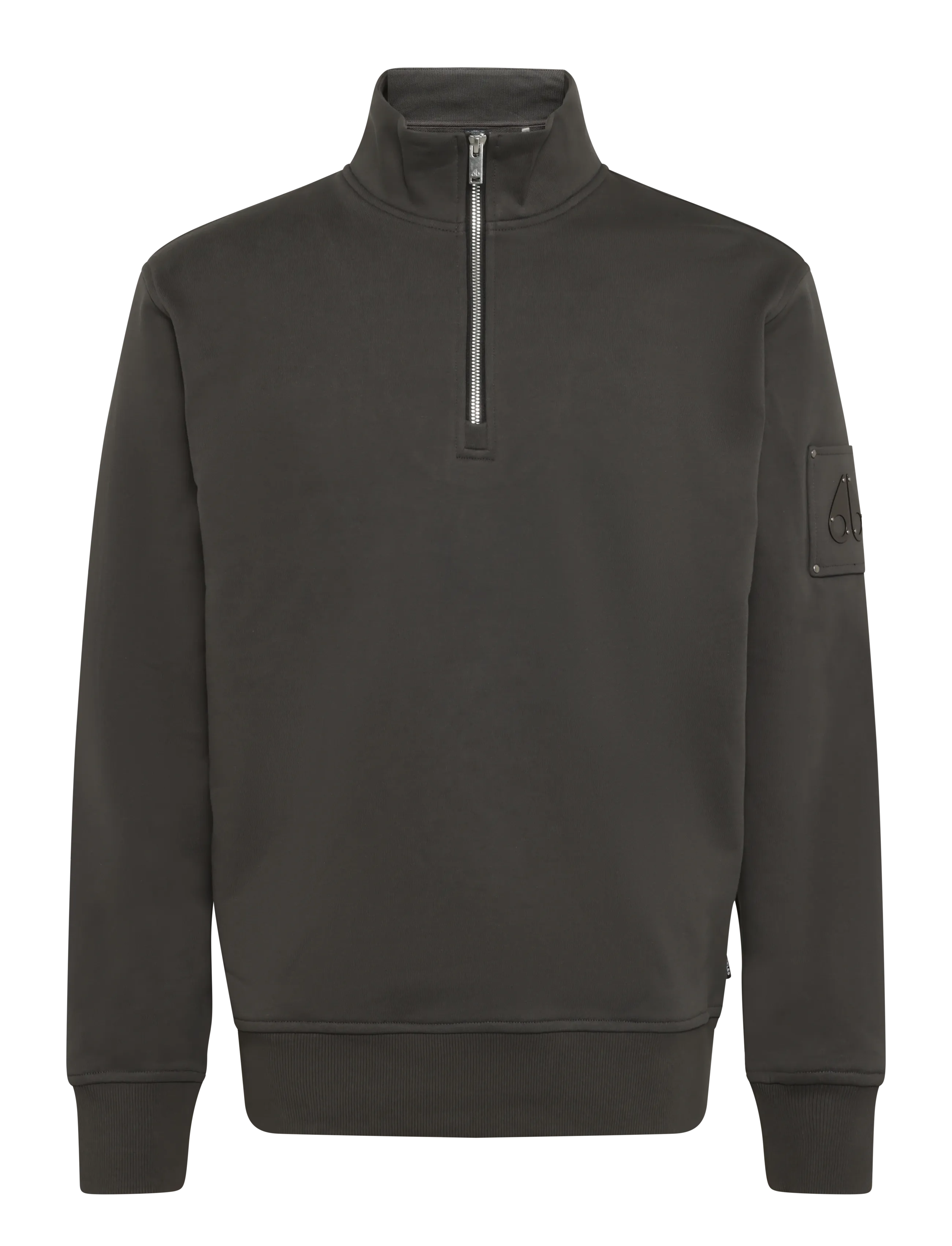 Moose Knuckles HARTSFIELD 1/4 ZIP - Dressipluusid ja pusad - CEMENT2 / grey