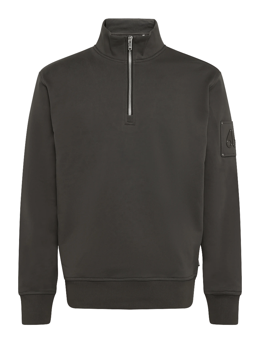 Moose Knuckles - HARTSFIELD 1/4 ZIP - dressipluusid - cement2 - 0