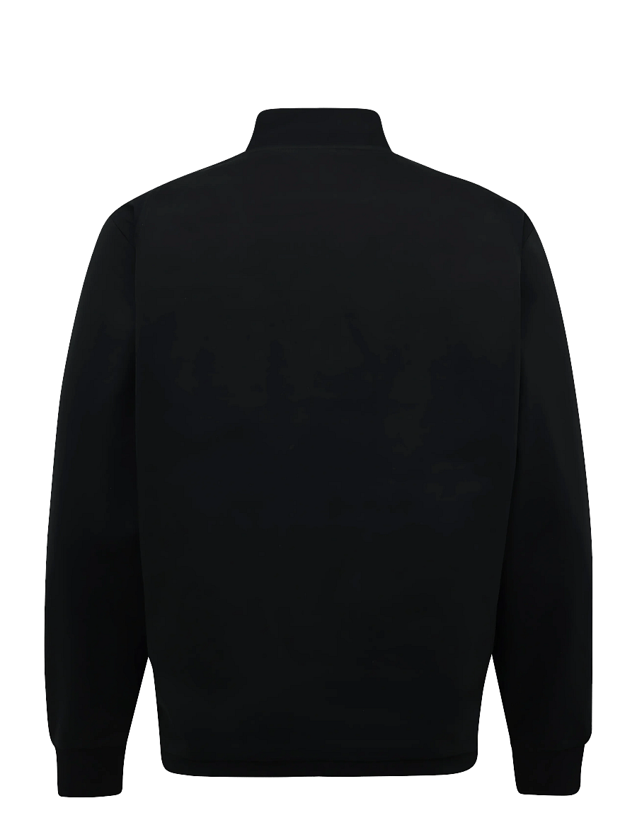 Moose Knuckles - DALON 1/4 ZIP - poolpika lukuga džemprid - black - 1
