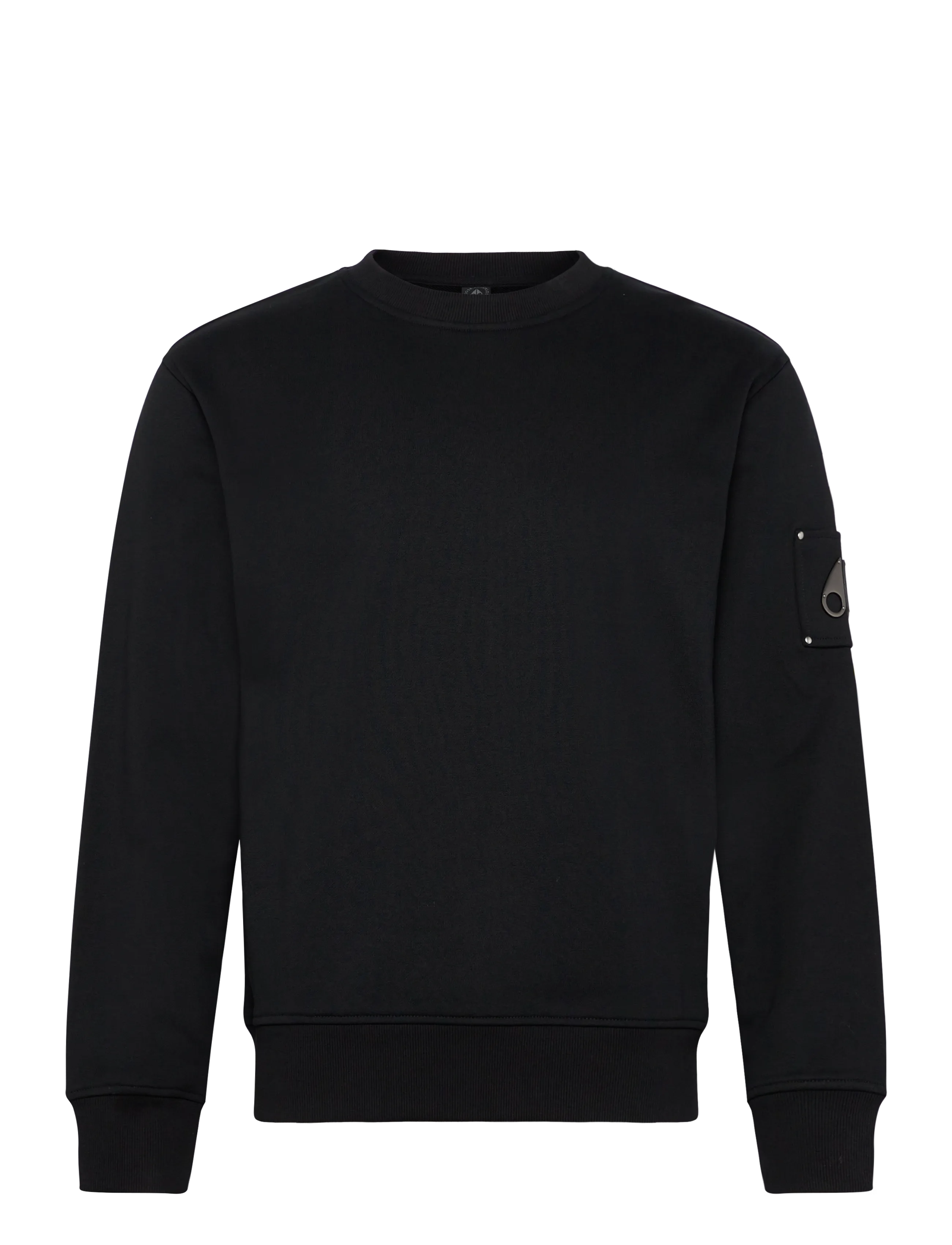 Moose Knuckles Hartsfield Crew, L, Sweatshirts & Hoodies, Schwarz - Sweatshirts, Männerswear