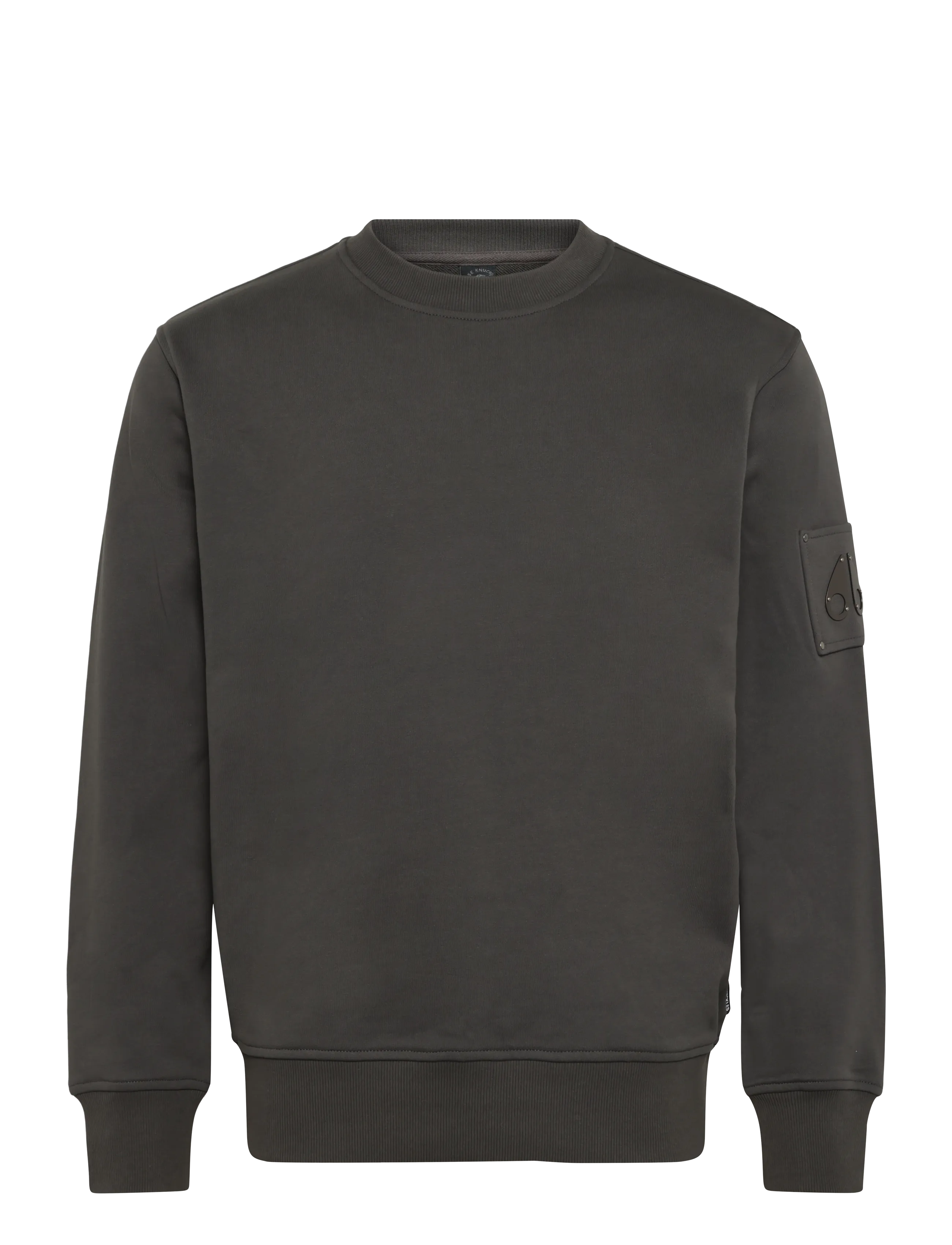 Moose Knuckles Hartsfield Crew, Herren, Rundhals Sweatshirt, Grau, Gr.S