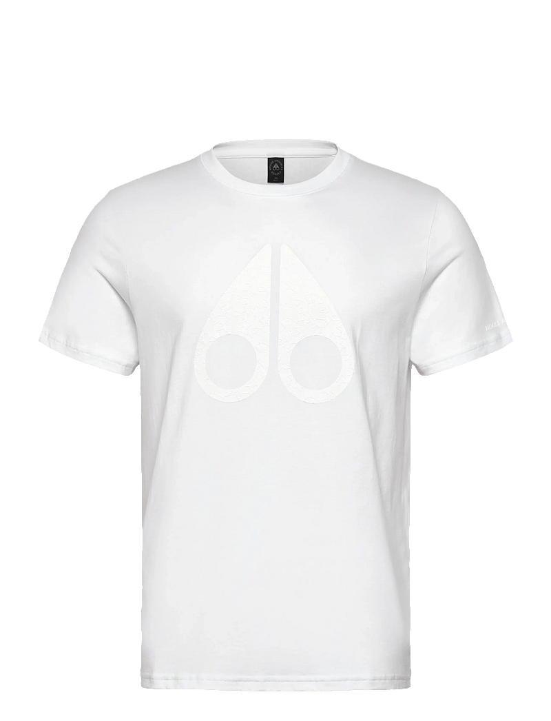 Moose Knuckles - CHAMBLEE LEAF TEE - lühikeste varrukatega t-särgid - white - 0