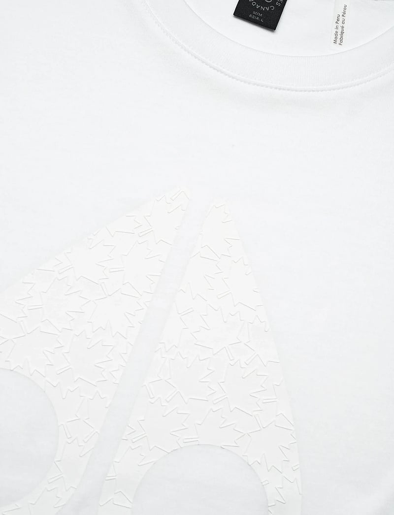 Moose Knuckles - CHAMBLEE LEAF TEE - lühikeste varrukatega t-särgid - white - 2