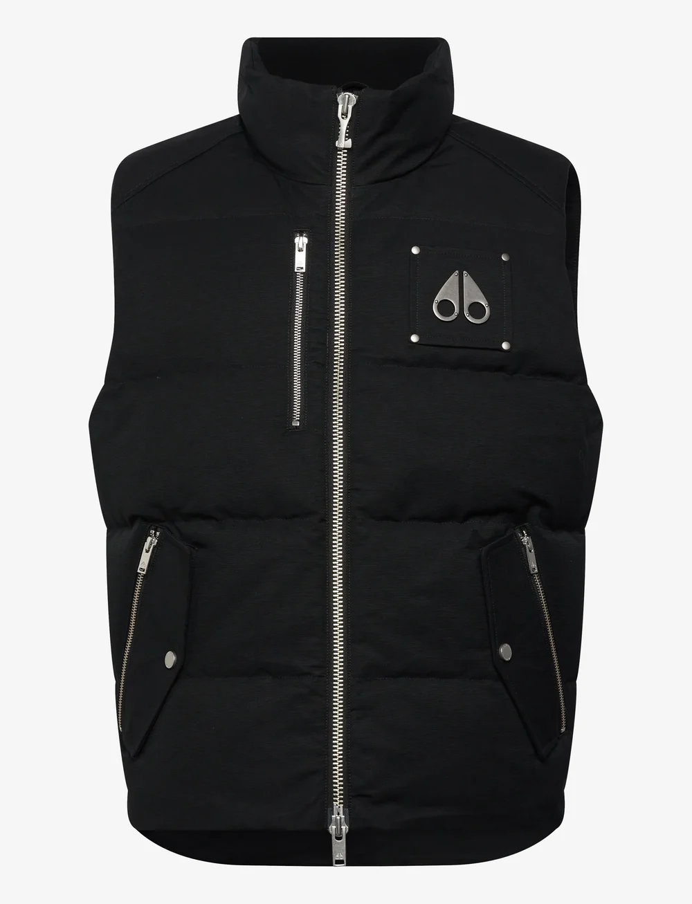 Moose Knuckles - WESTMOUNT 2TONE VEST - liemenės - blk w/blk - 0