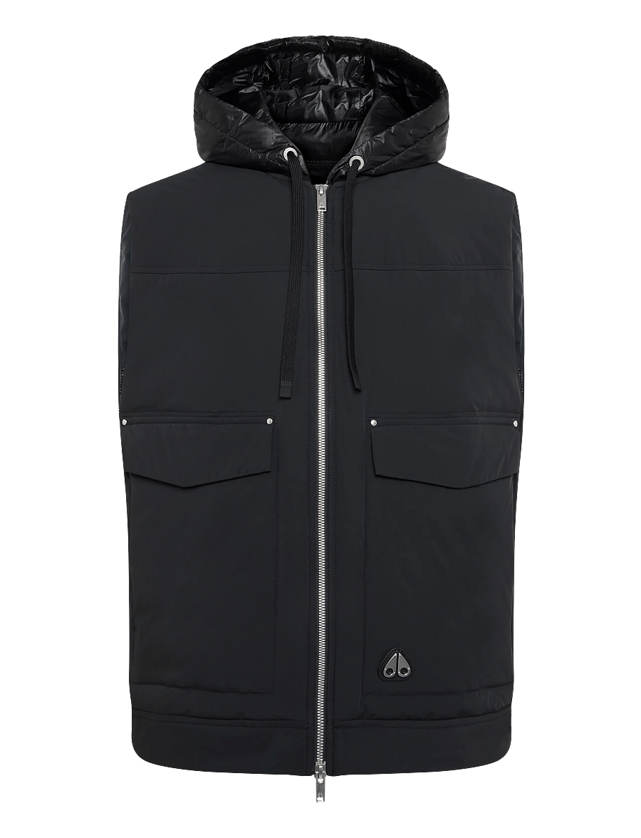 Moose Knuckles - BRIXTON VEST - rõivad - black - 0