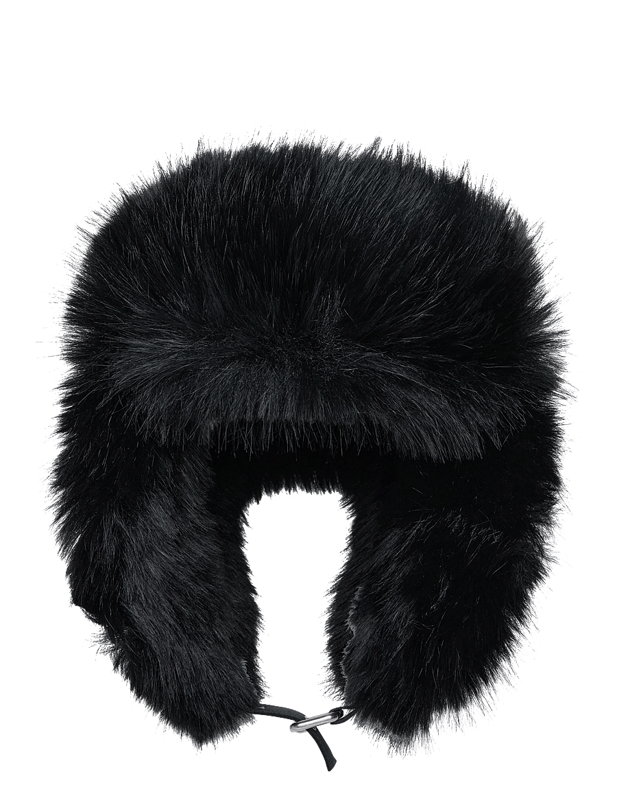 Moose Knuckles - ORIGINAL TRAPPER HAT - hats - black w/blk ff - 0