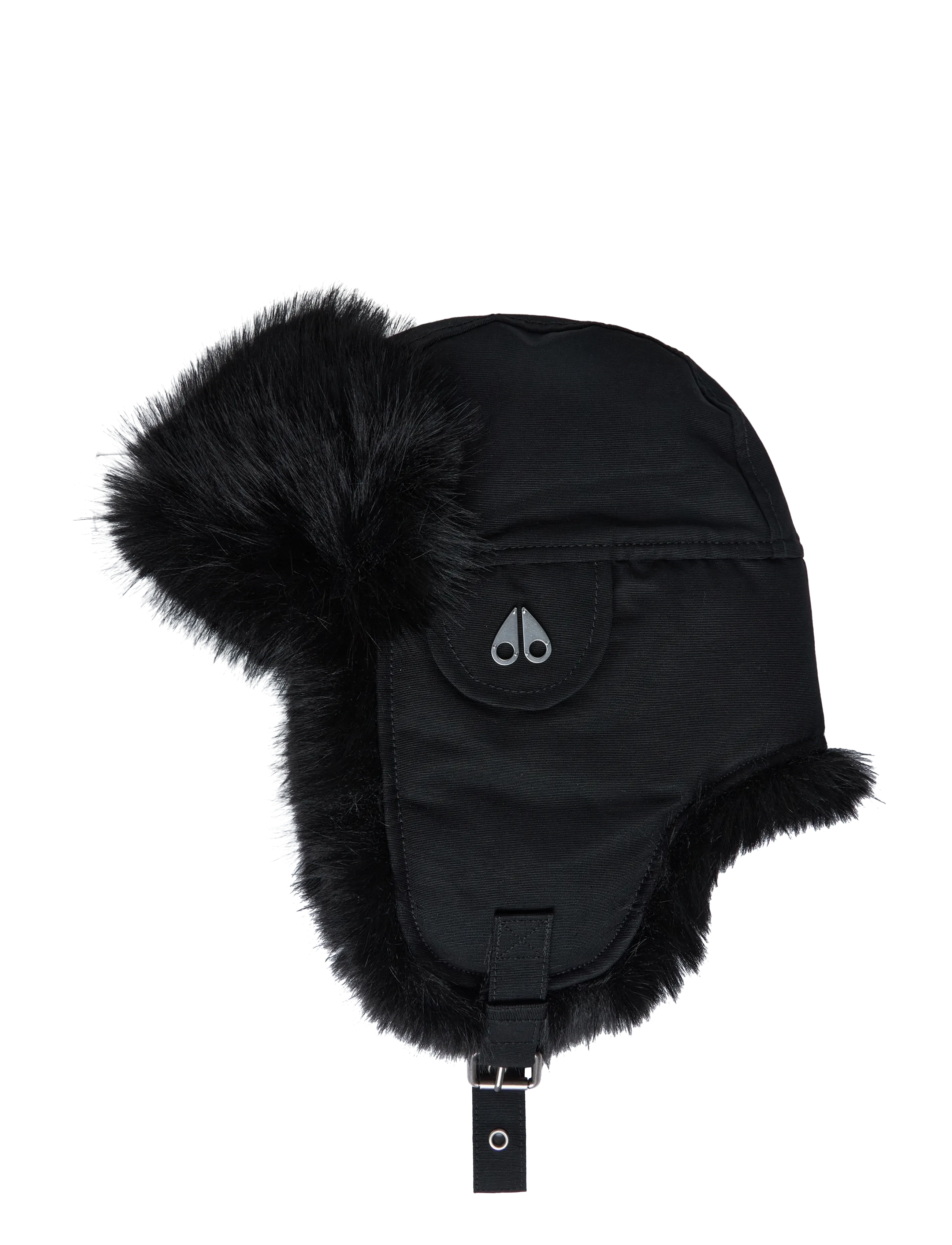 Moose Knuckles - ORIGINAL TRAPPER HAT - hats - black w/blk ff - 2