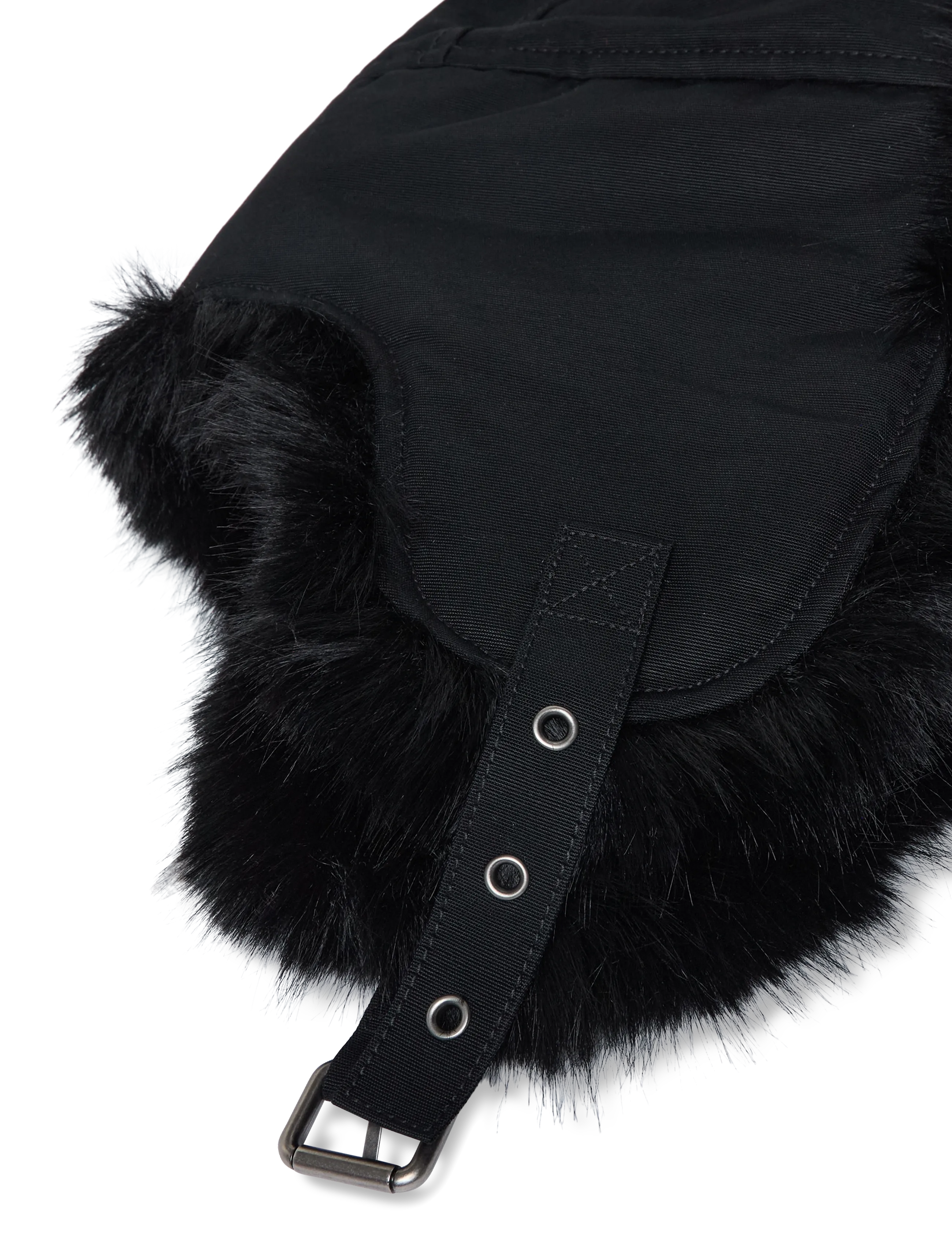 Moose Knuckles - ORIGINAL TRAPPER HAT - hats - black w/blk ff - 3