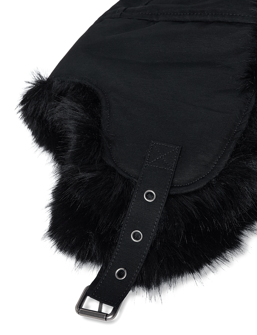 Moose Knuckles - ORIGINAL TRAPPER HAT - hats - black w/blk ff - 3