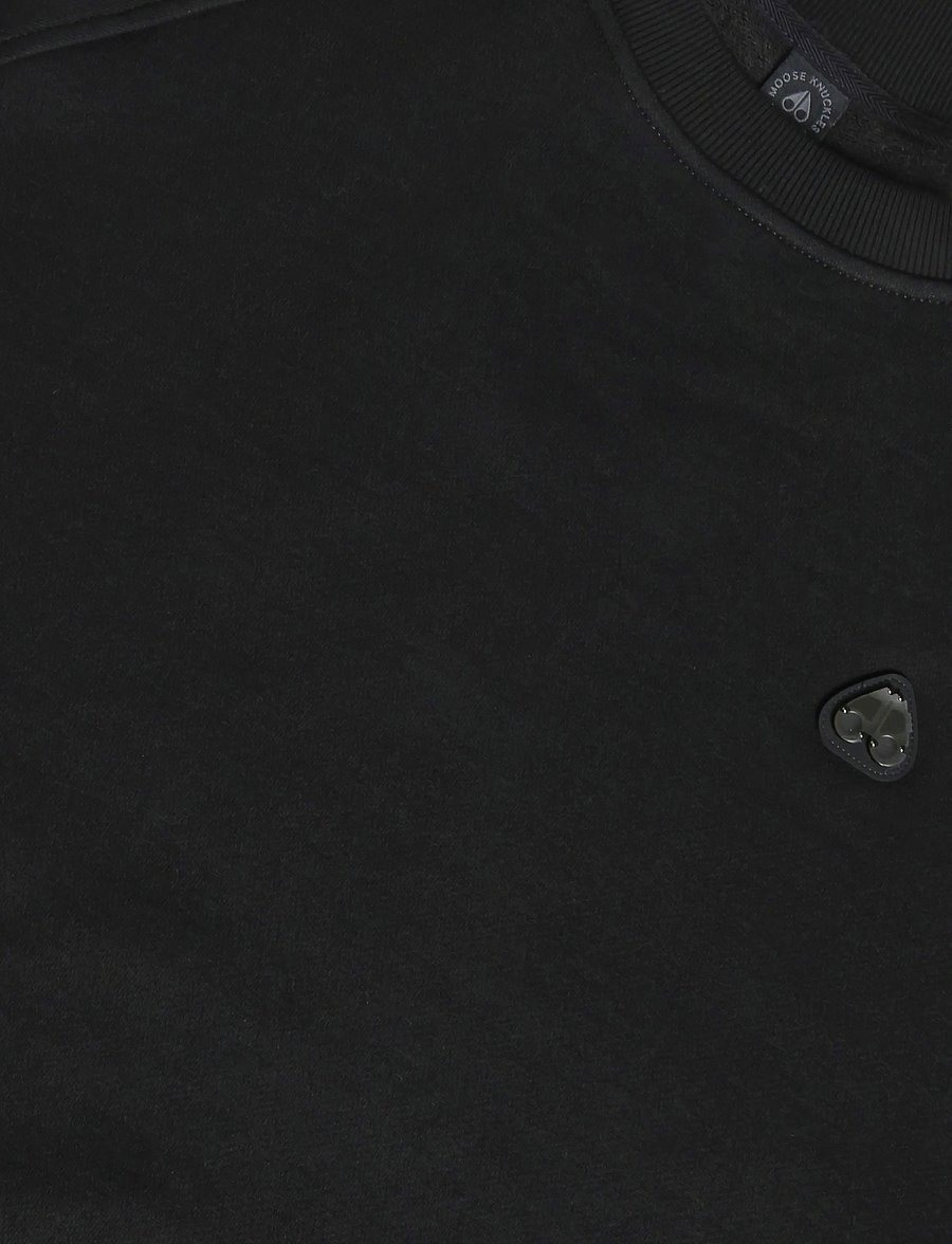 Moose Knuckles - YUL CREWNECK - swetry - black - 2