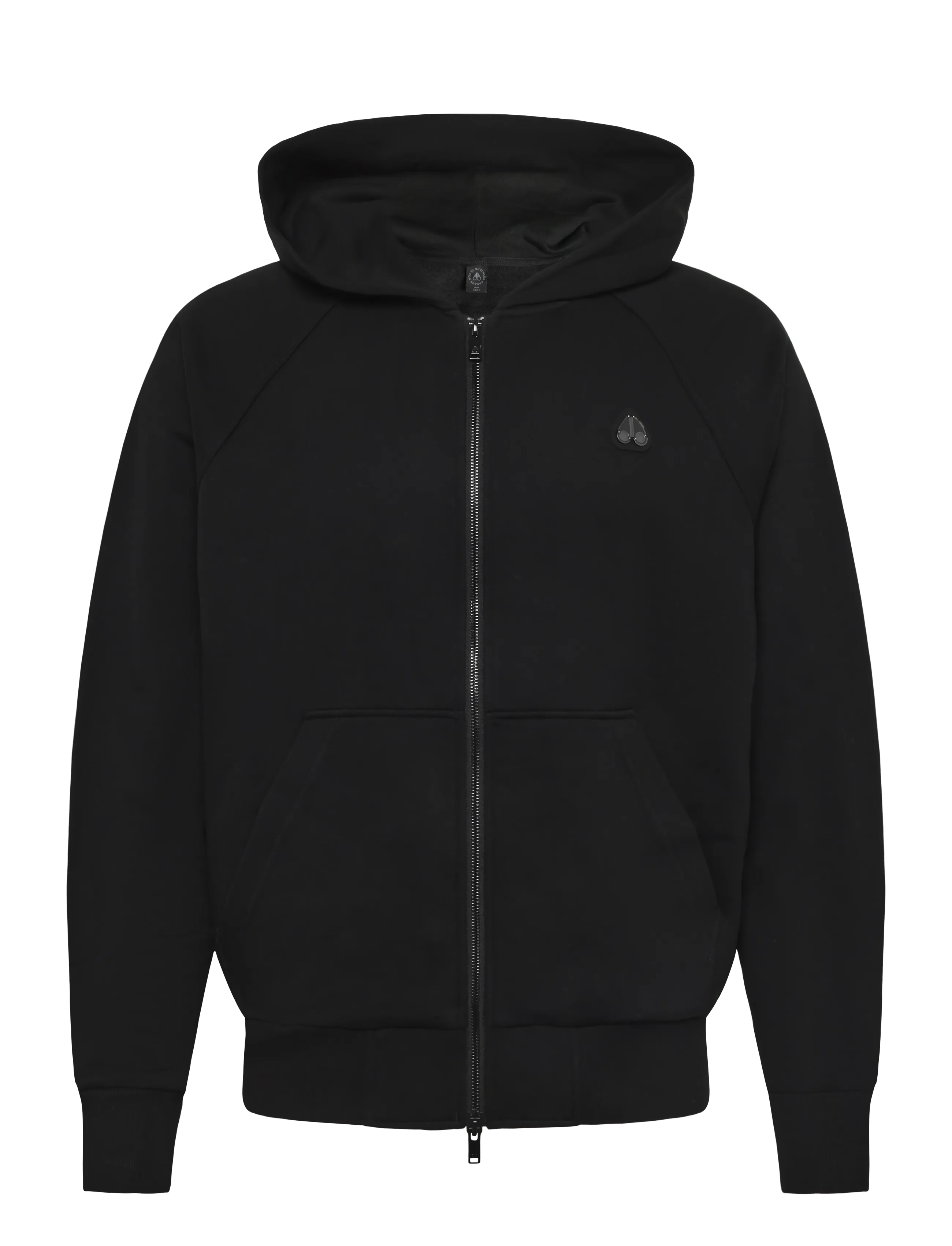 Moose Knuckles YUL ZIP UP HOODIE - Drabužiai - BLACK / black