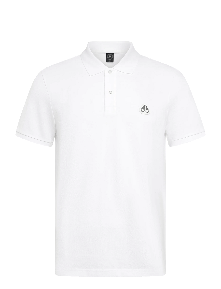Moose Knuckles - EVERETT POLO - short-sleeved polos - white - 0
