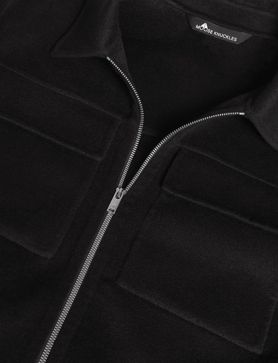 Moose Knuckles - JACQUES WOOL JACKET - winter jackets - black - 2