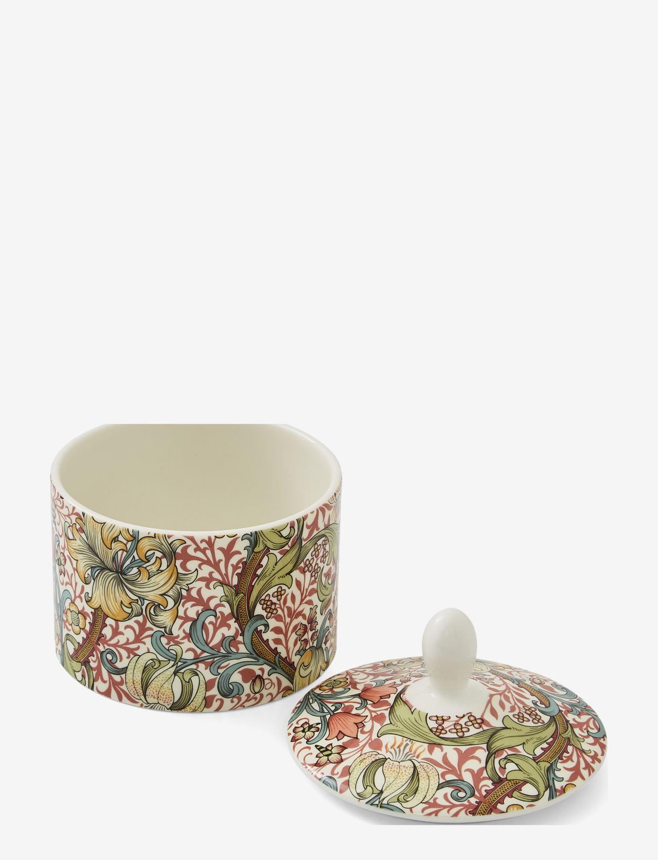 Morris & Co - Covered Sugar Bowl - Golden Lily - sugar bowls - multi - 1