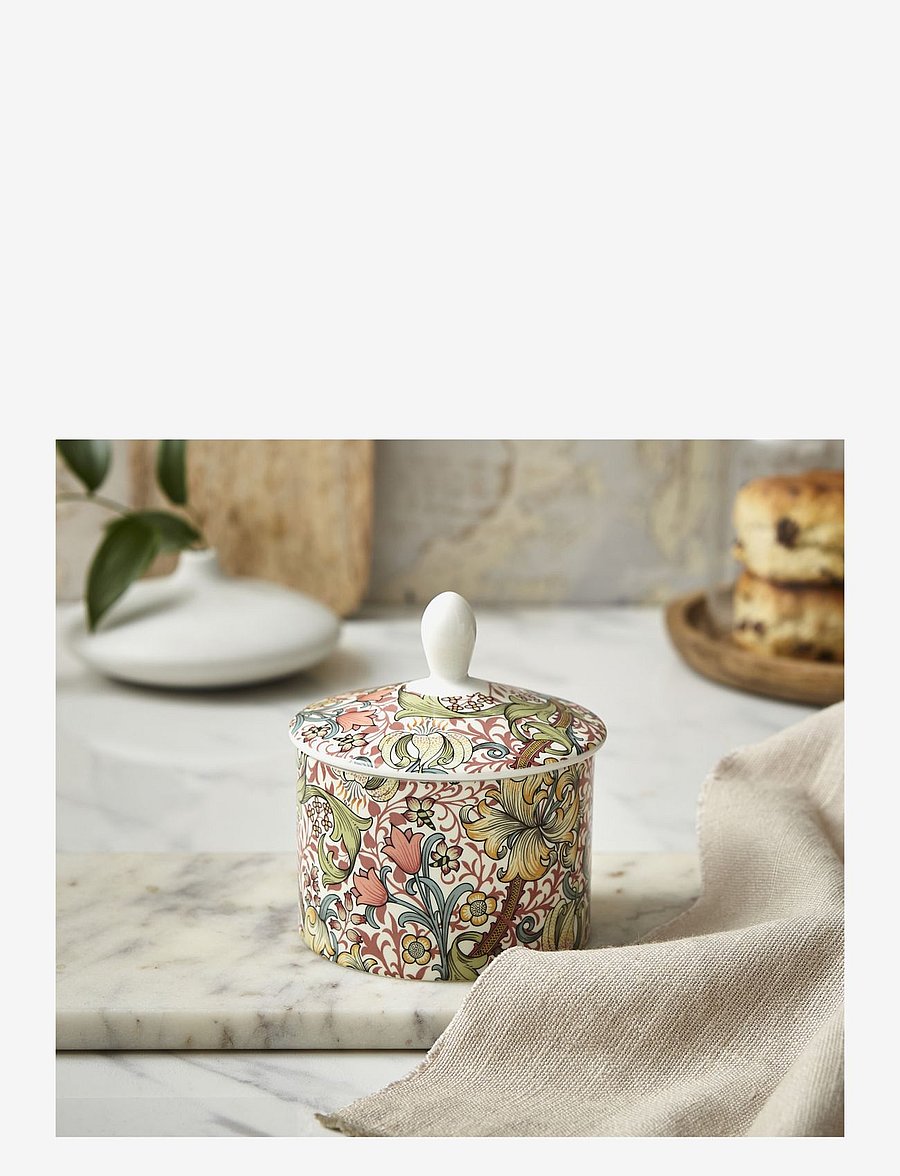 Morris & Co - Covered Sugar Bowl - Golden Lily - suhkrutopsid - multi - 5