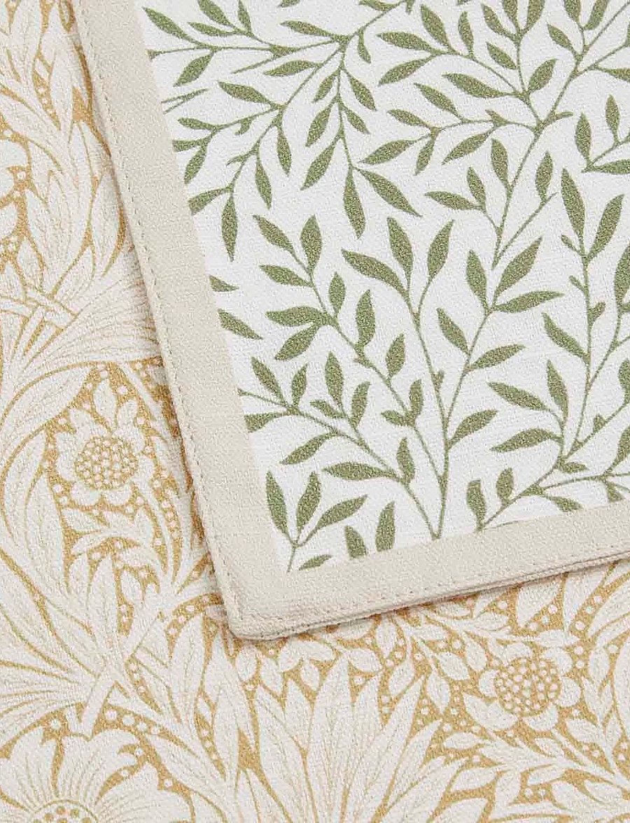Morris & Co - Morris & Co Napkins - Marigold & Standen - Set of 2 - linased ja puuvillased salvrätikud - mixed - 5