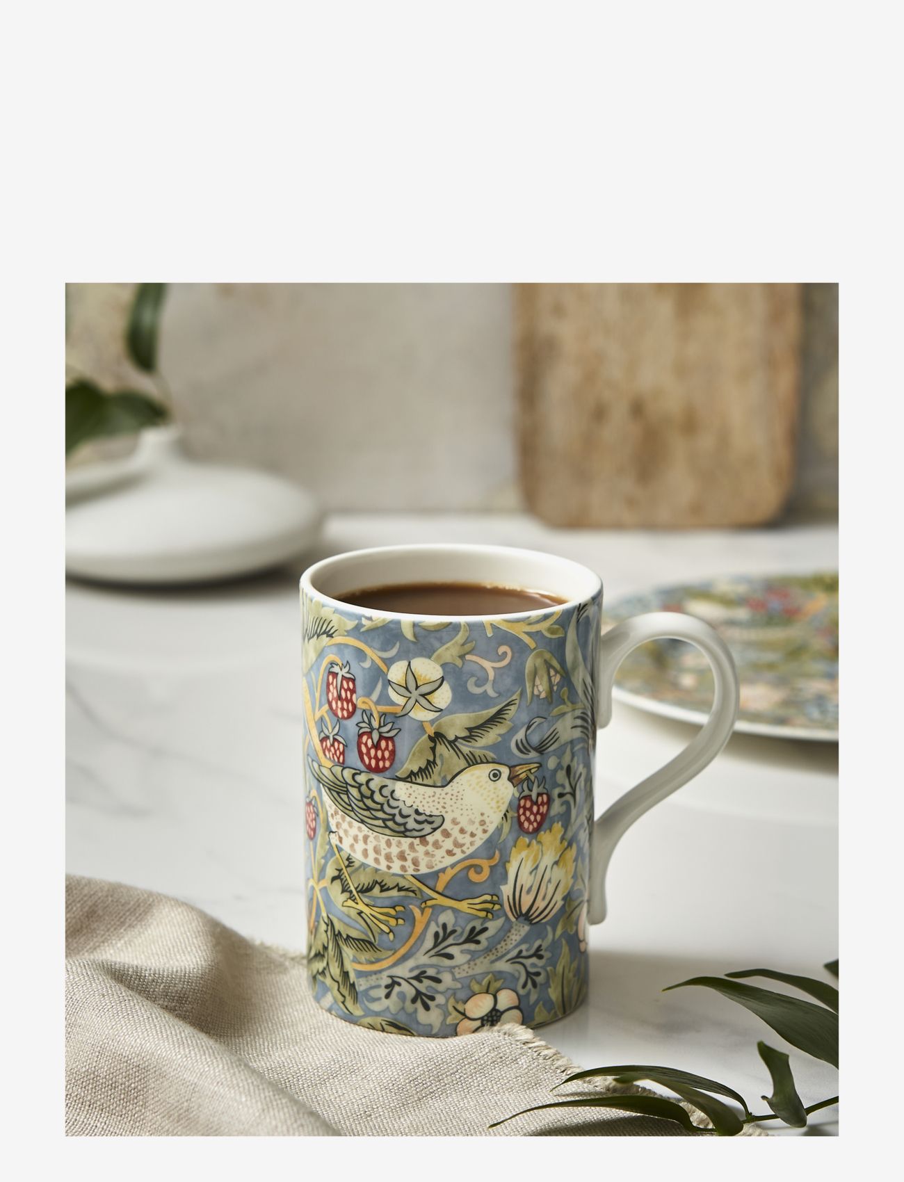 Morris & Co - William & Morris  Mug - Strawberry Thief 0.34L - blue - 3