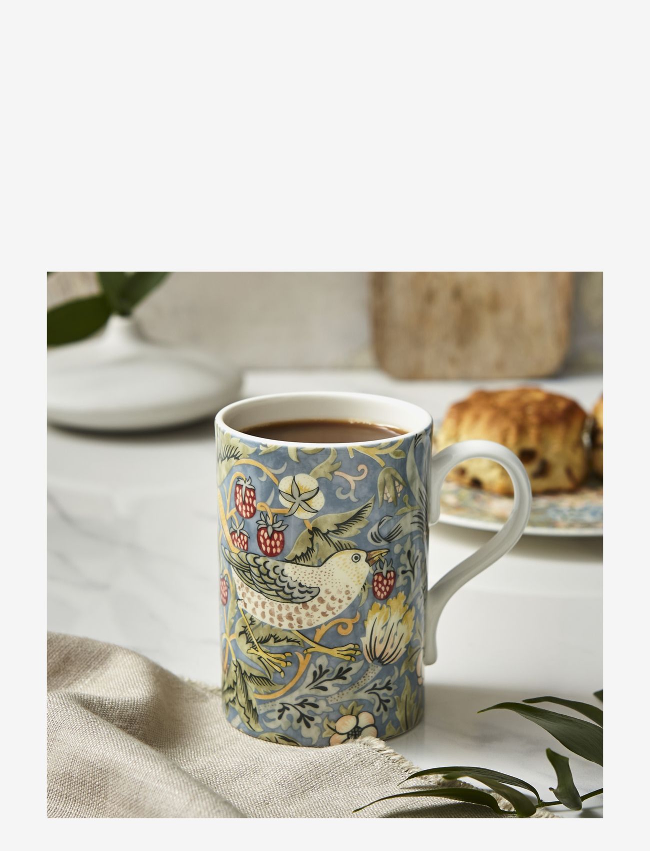 Morris & Co - William & Morris  Mug - Strawberry Thief 0.34L - blue - 4