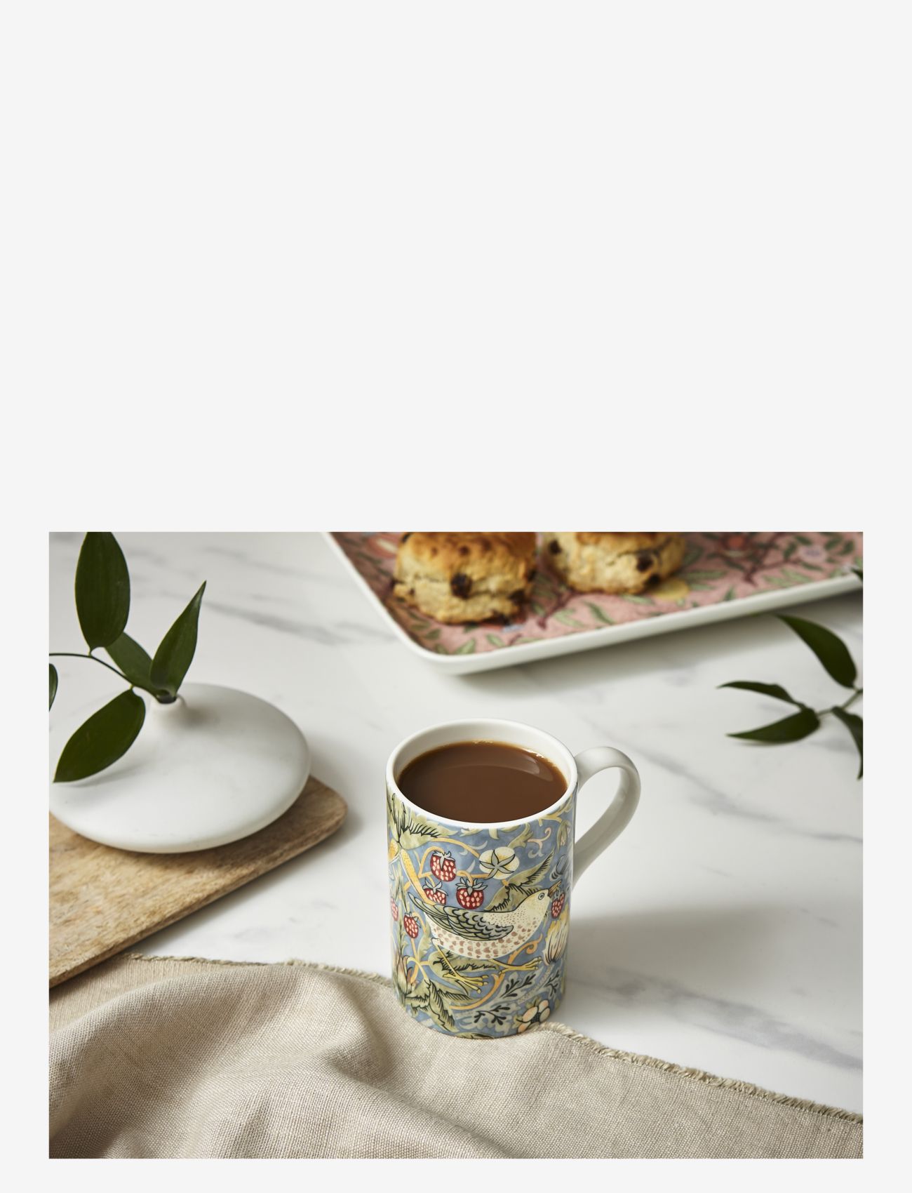 Morris & Co - William & Morris  Mug - Strawberry Thief 0.34L - blue - 5