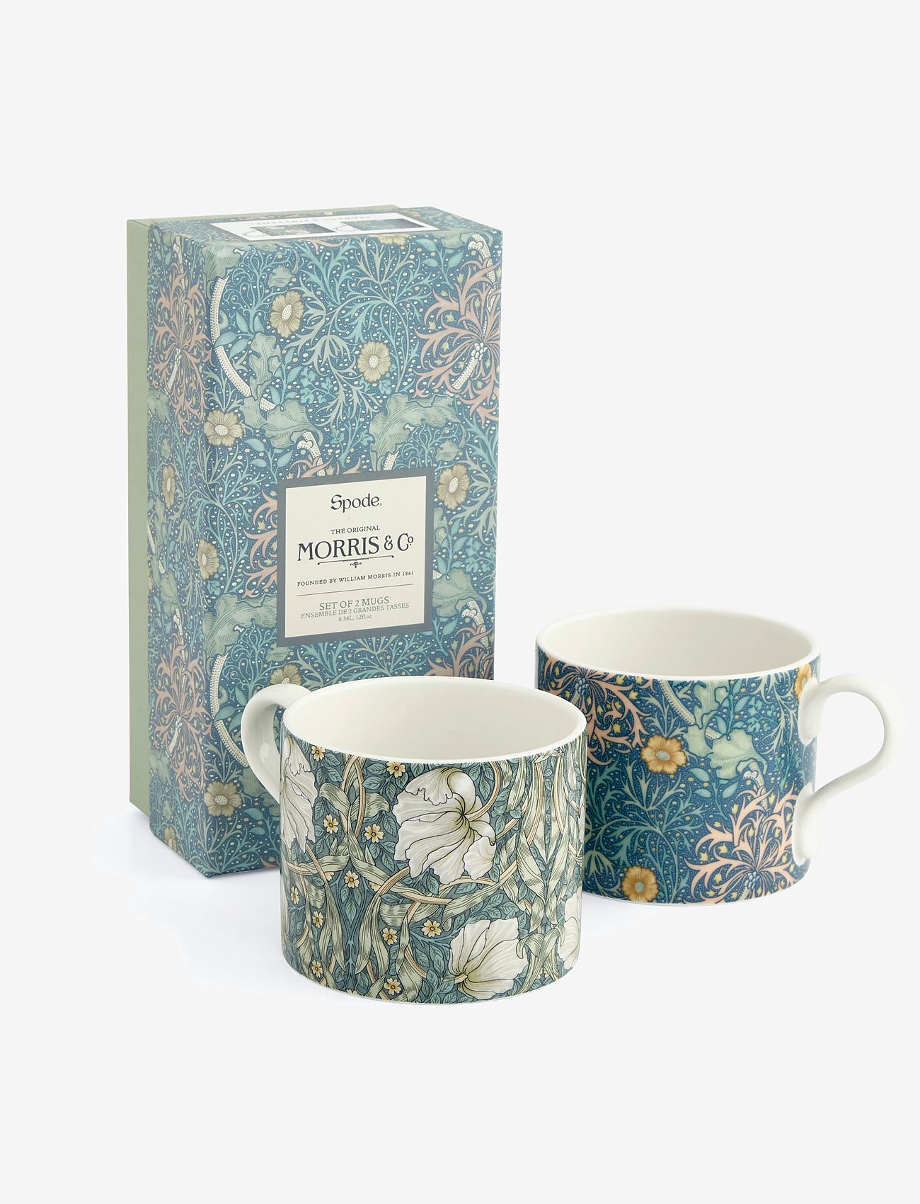 Morris & Co - Morris & Co Mug Seaweed & Pimpernel 2-p - multi - 0