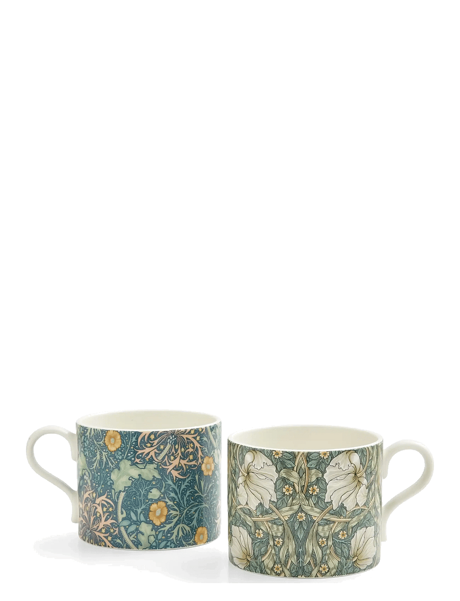 Morris & Co - Morris & Co Mug Seaweed & Pimpernel 2-p - kaffetassen - multi - 2
