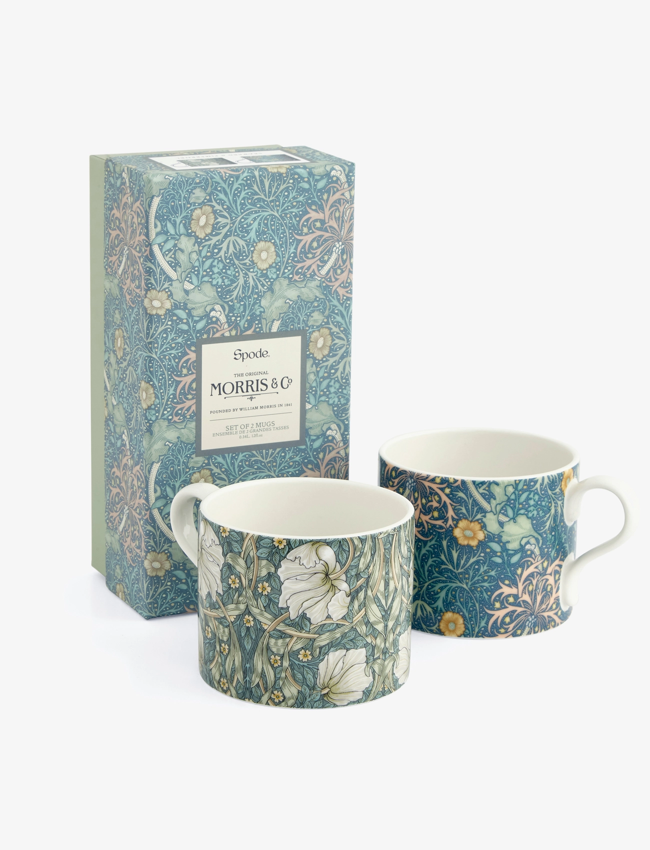 Morris & Co Morris & Co Mug Seaweed & Pimpernel 2-p - Krus & Kopper - MULTI / multi