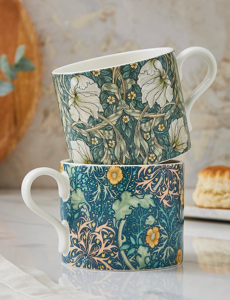 Morris & Co - Morris & Co Mug Seaweed & Pimpernel 2-p - kaffetassen - multi - 0