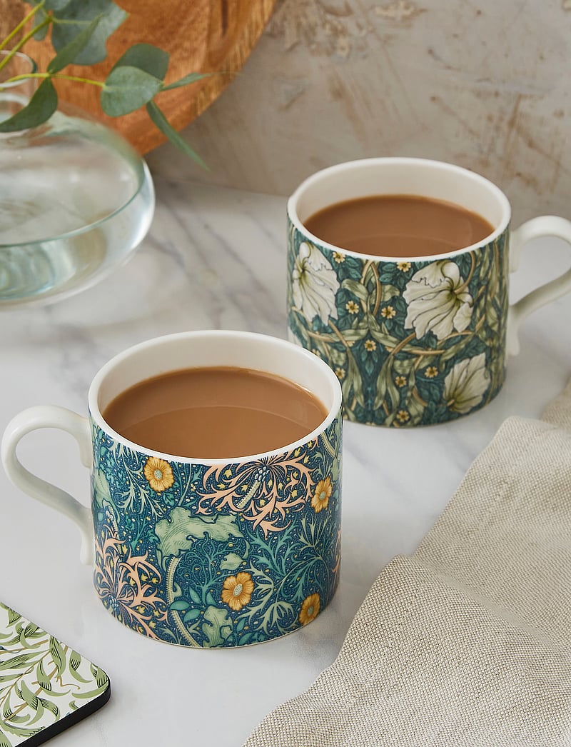 Morris & Co - Morris & Co Mug Seaweed & Pimpernel 2-p - kaffetassen - multi - 5