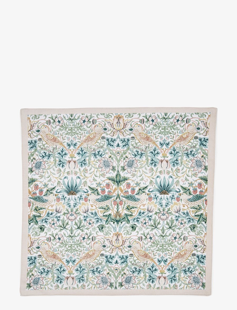 Morris & Co - Morris & Co Napkins Strawberry Thief 2-p - stoffservietten - multi - 1