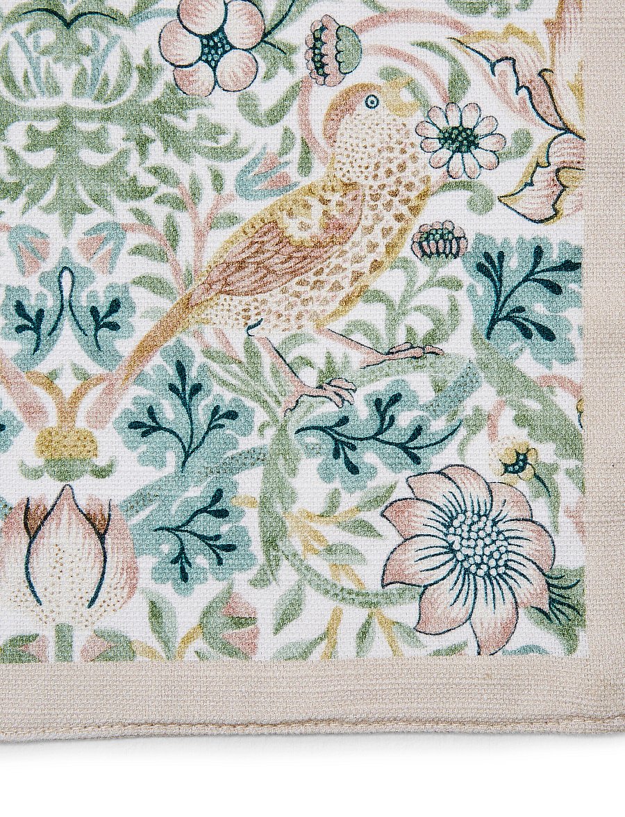 Morris & Co - Morris & Co Napkins Strawberry Thief 2-p - stoffservietten - multi - 3