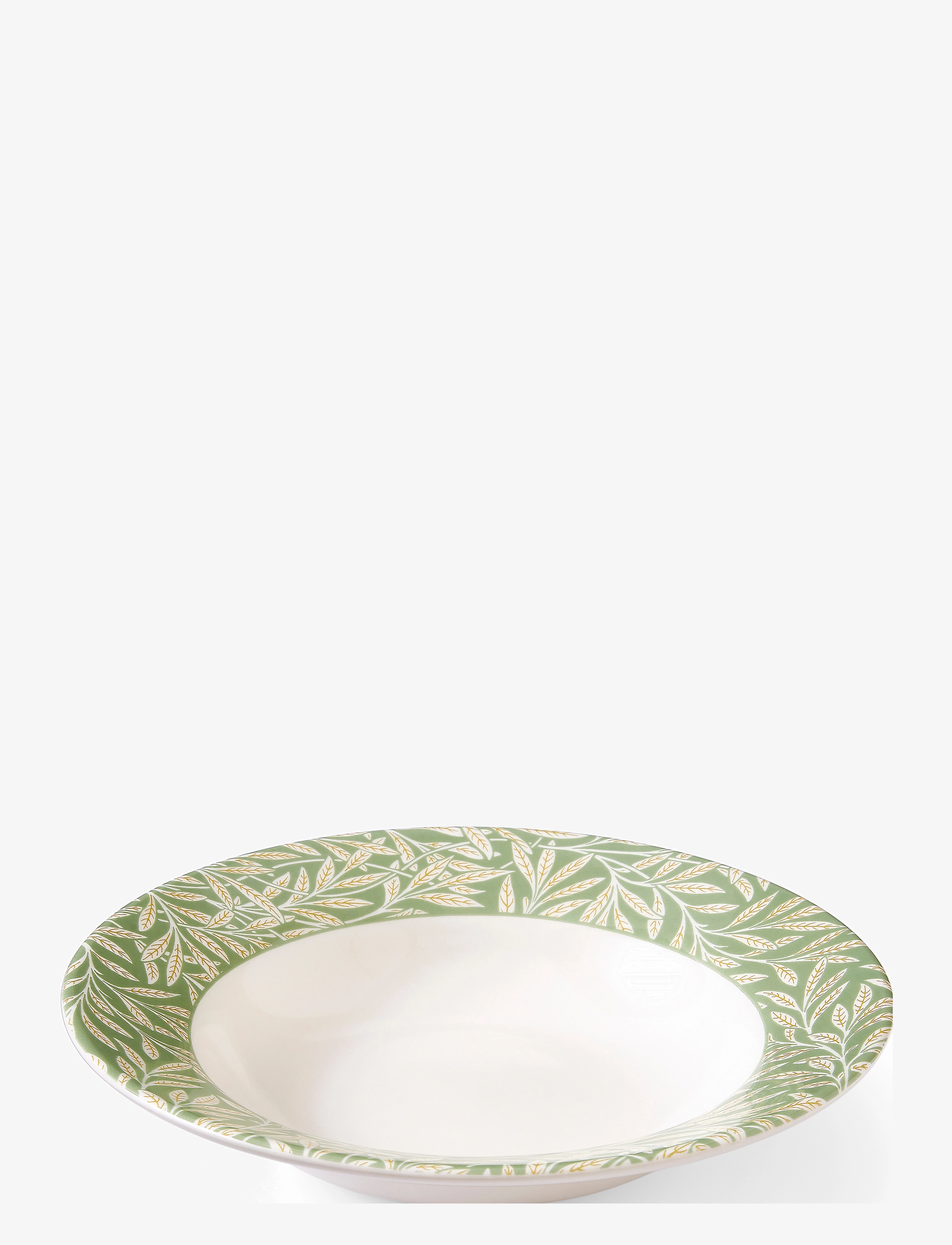 Morris & Co Morris & Co Pasta Bowl Willow 4-pack - Tiefe Teller - GREEN / green