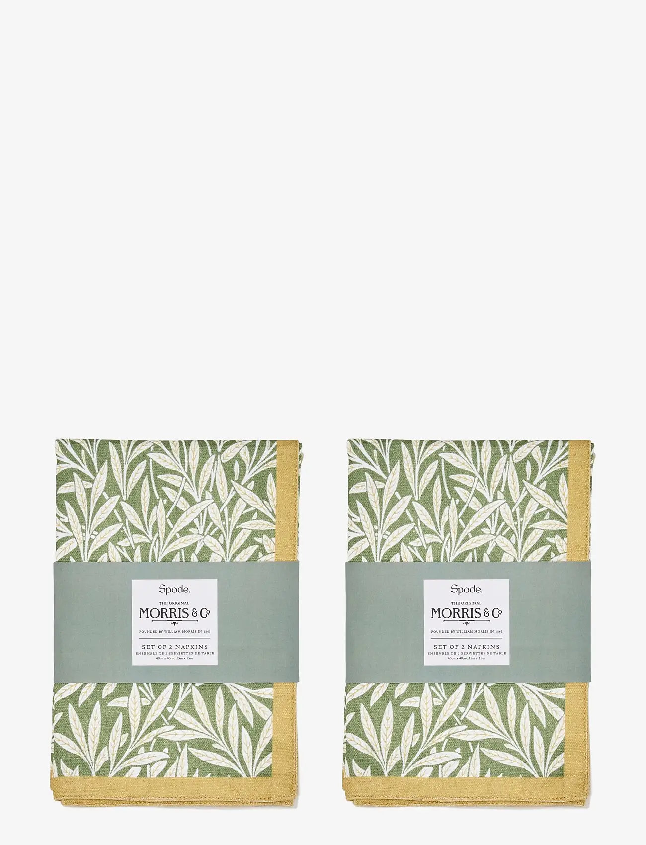 Morris & Co - Morris & Co Napkins Willow 2-p - stoffservietten - multi - 0