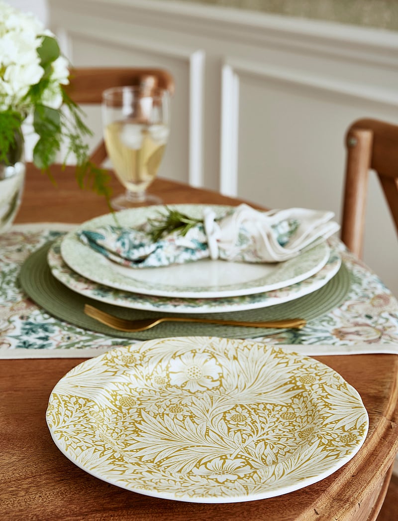 Morris & Co - Morris & Co Plate Marigold 4-pack - speiseteller - yellow - 1