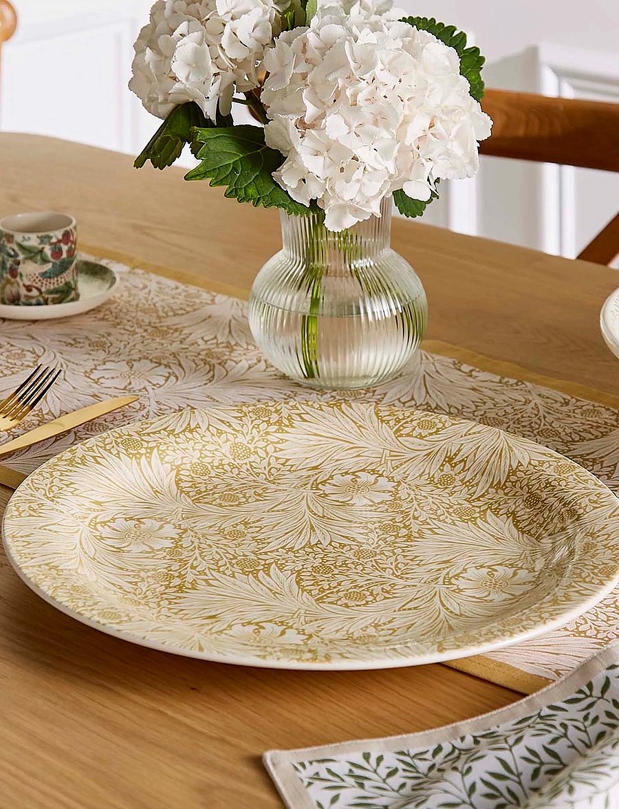 Morris & Co - Morris & Co Platter - Marigold - servierplatten - yellow - 4